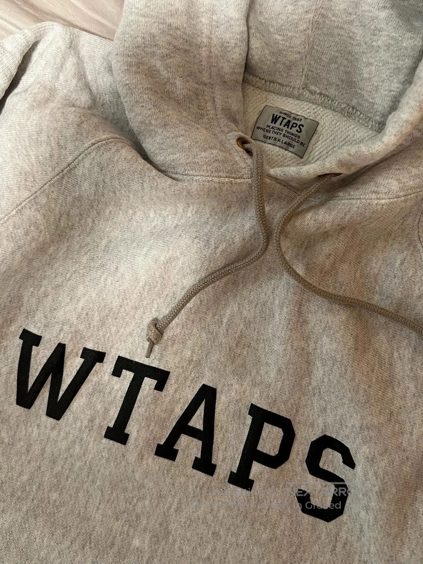 Wtaps WTAPS Design Hooded Sweatshirt in Gray. Size US XL / EU 56 / 4 - 5 Thumbnail