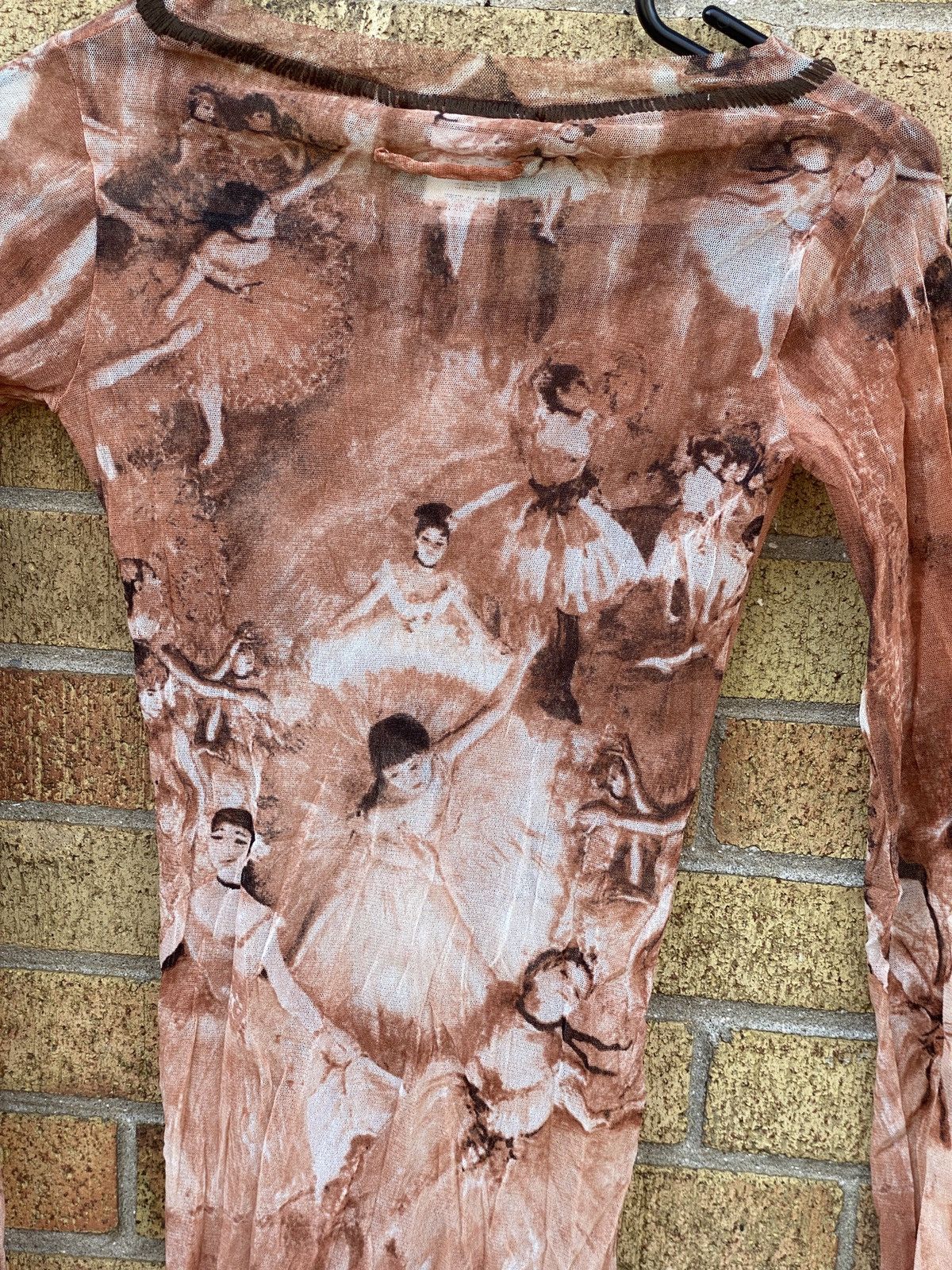 Jean Paul Gaultier × Vintage SS04 Jean Paul Gaultier Edgar Degas Ballerina Sheer Shirt Size S / US 4 / IT 40 - 11 Thumbnail