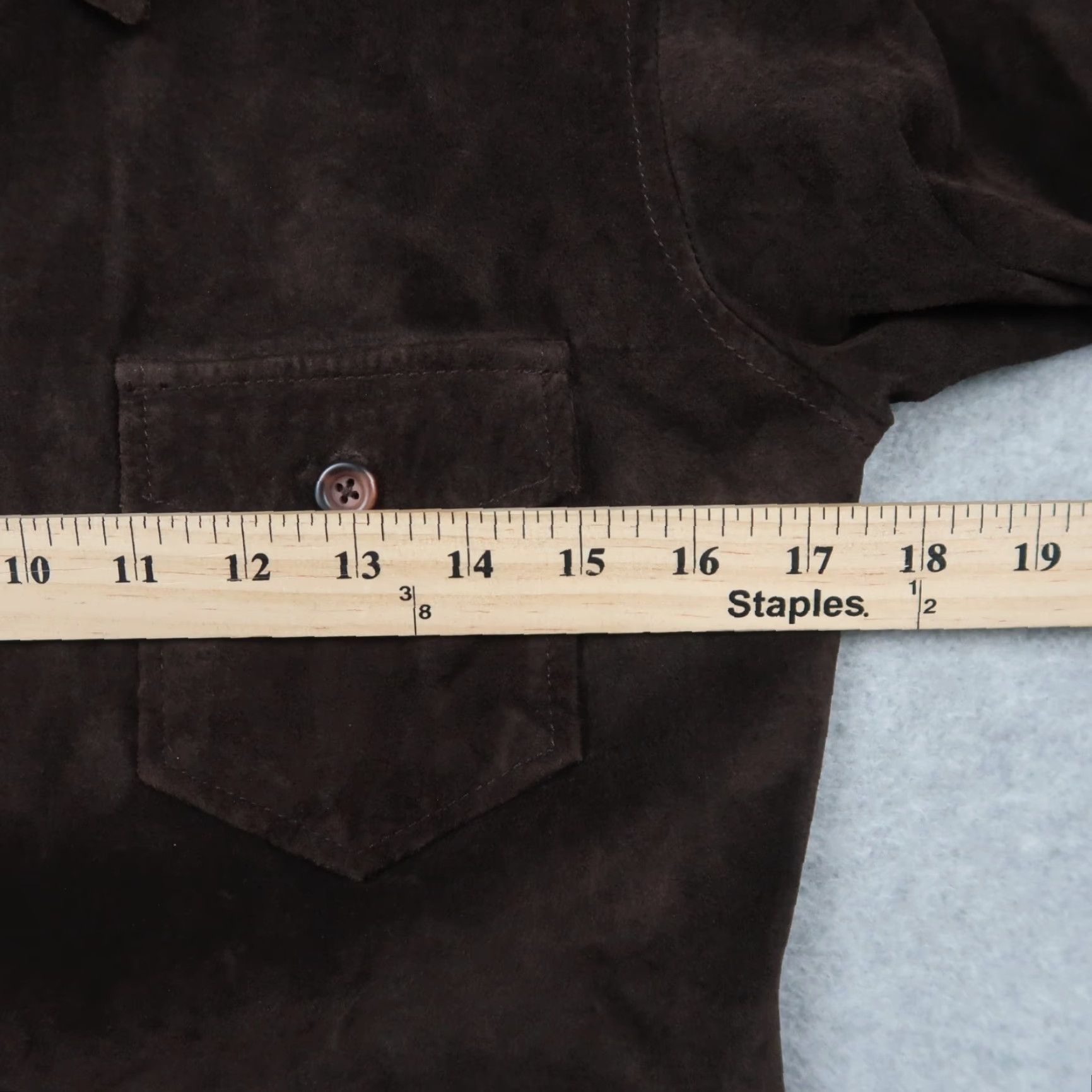 Gap VINTAGE GAP Brown Leather Suede Jacket Western Women Button Up XS Size XS / US 0-2 / IT 36-38 - 7 Thumbnail