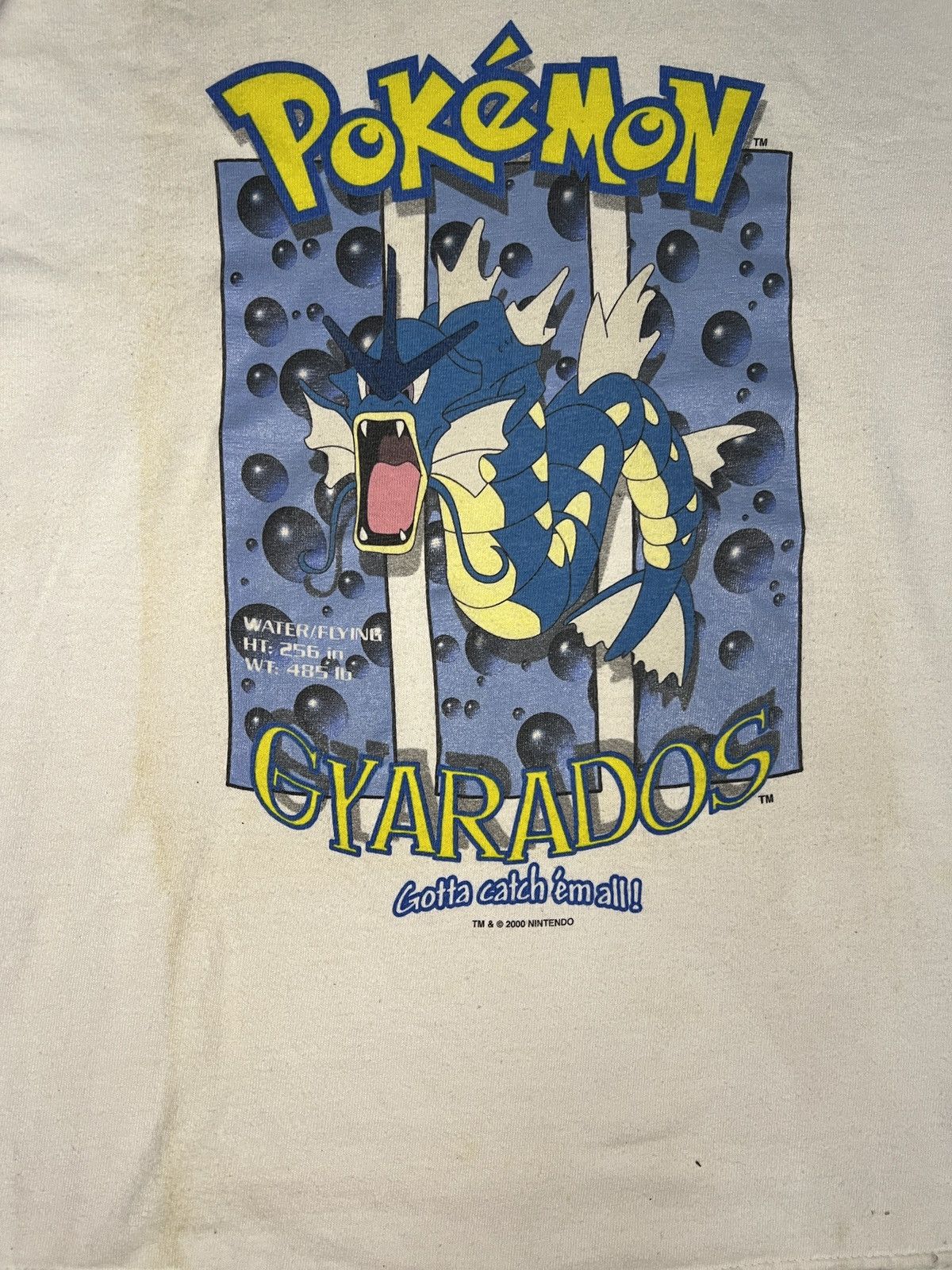 Vintage [Rare/Vintage] Pokemon Gyarados Anime T-shirt Size US M / EU 48-50 / 2 - 2 Thumbnail