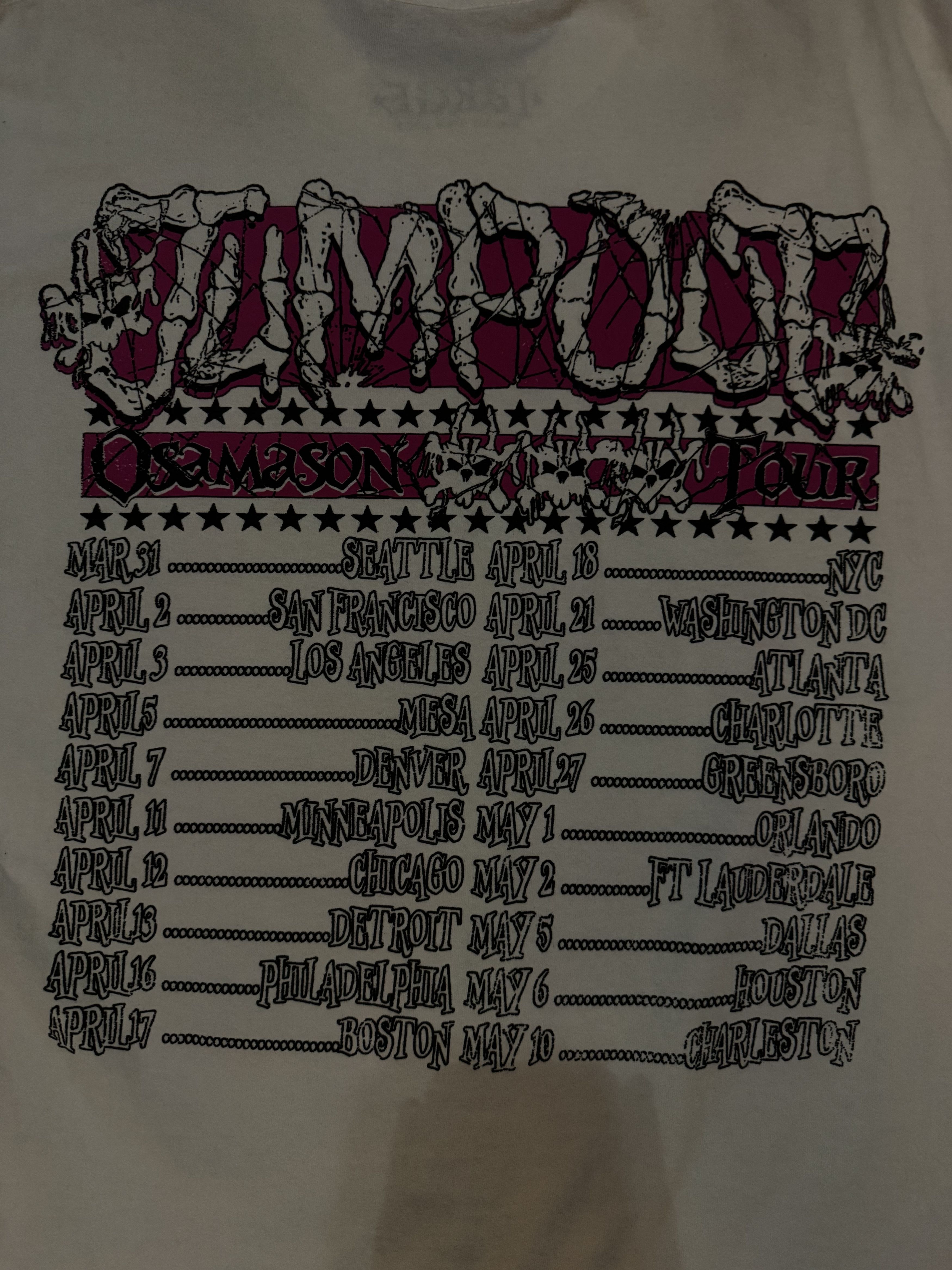 Other Osamason Jumpout tour Dog tee Size US L / EU 52-54 / 3 - 6 Thumbnail