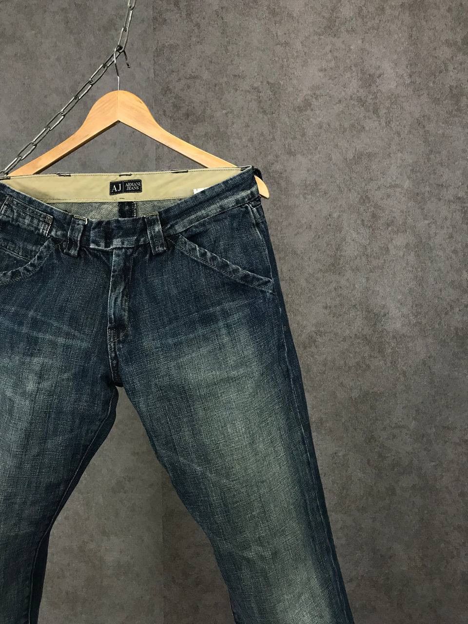 Designer Armani Jeans vintage designer denim jeans Size US 30 / EU 46 - 2 Thumbnail