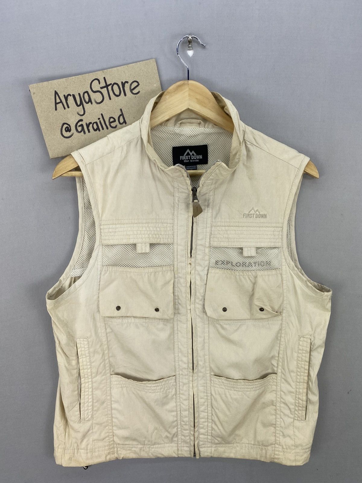 First MFG Co. Vintage First Down The Basic Vest Suitable for Explorer Size US S / EU 44-46 / 1 - 1 Thumbnail