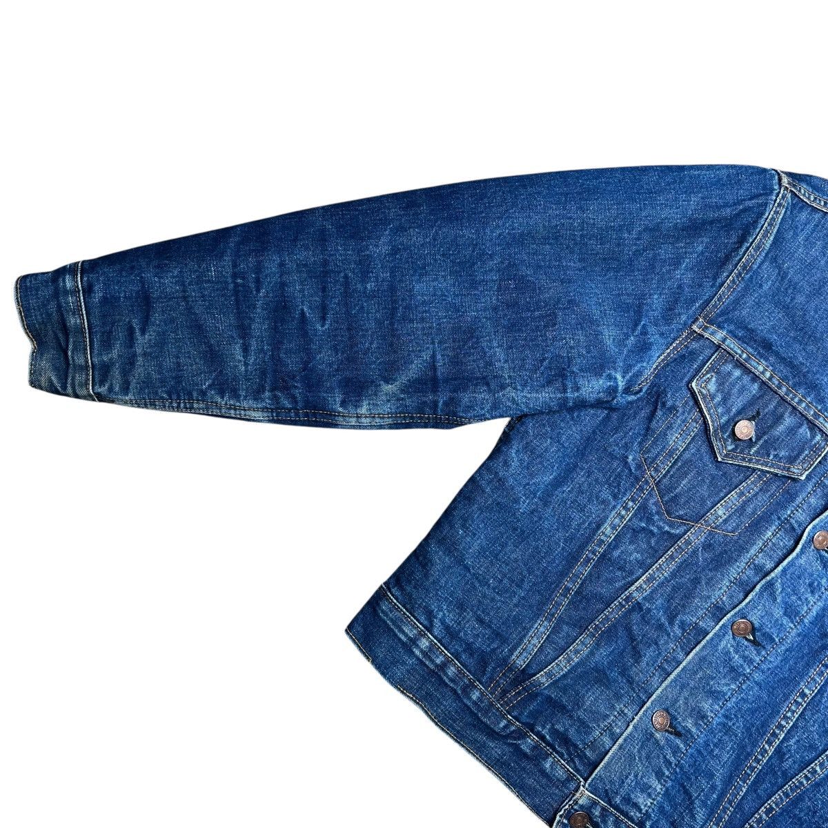 Levi's 60s Levi’s Big E Type III Trucker Blanket Lined Denim Jacket Size US L / EU 52-54 / 3 - 9 Thumbnail