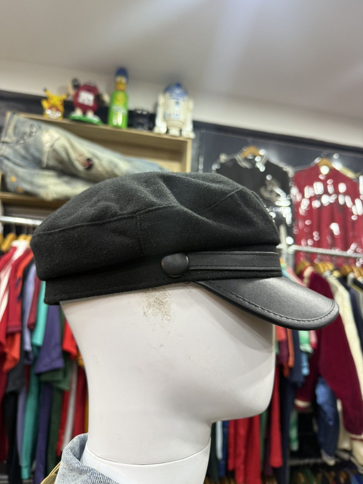 Japanese Brand × Vintage Men Women Vintage Cross Leather British style hat Size ONE SIZE - 3 Thumbnail