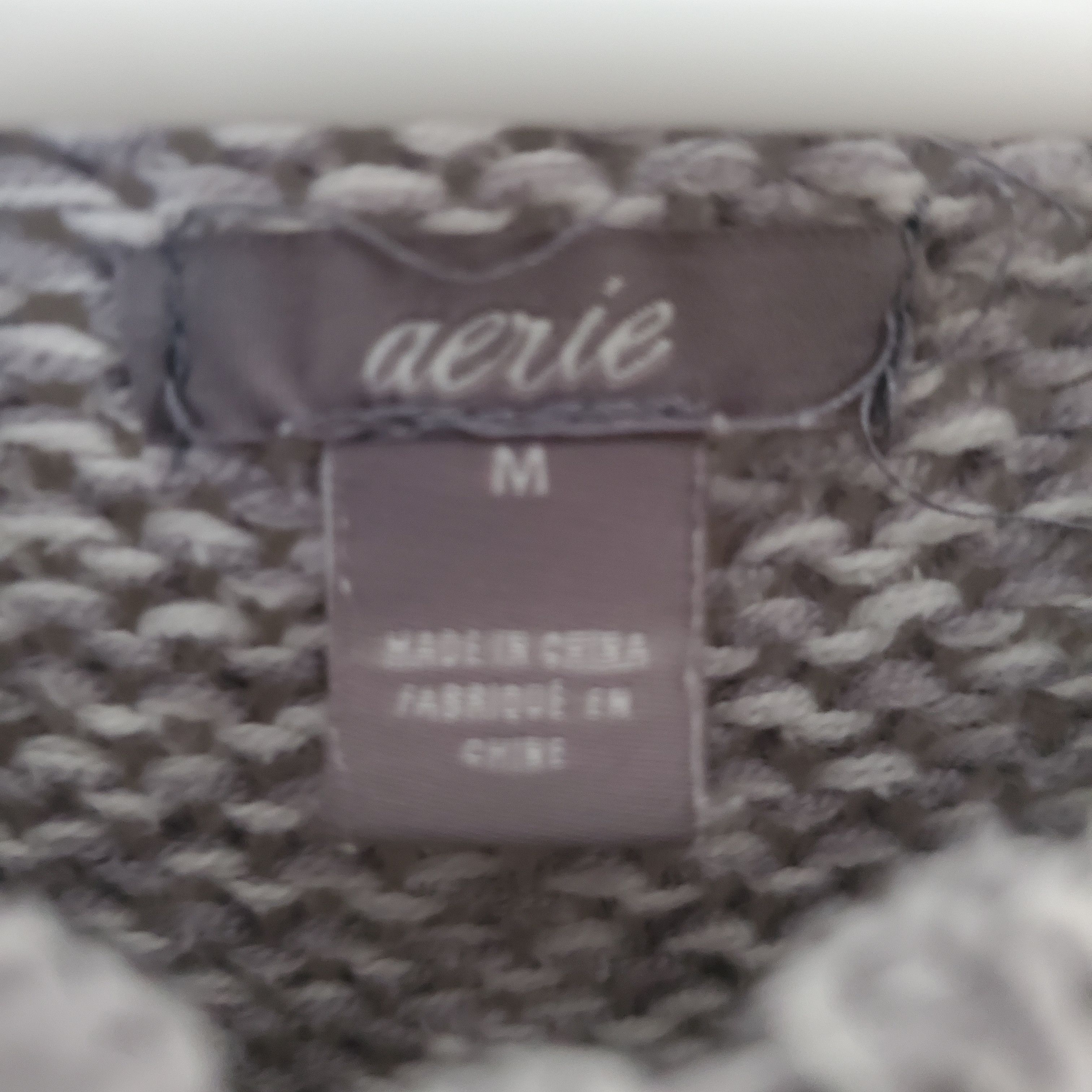 Other Aerie Gray Crew Neck Sweater with Classic Fit SZ:M Size M / US 6-8 / IT 42-44 - 2 Thumbnail