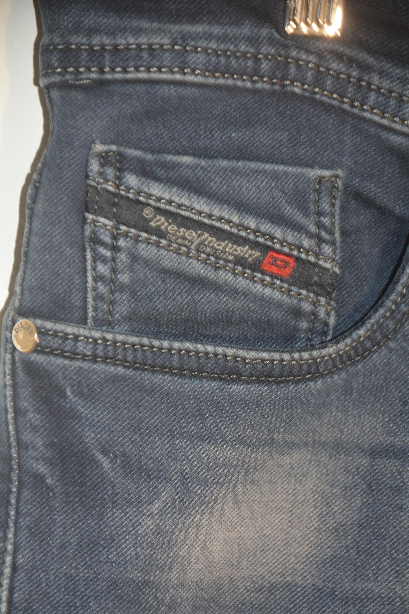 Diesel Diesel Industry Men's Blue Denim Jeans Size 32" / US 10 / IT 46 - 4 Thumbnail