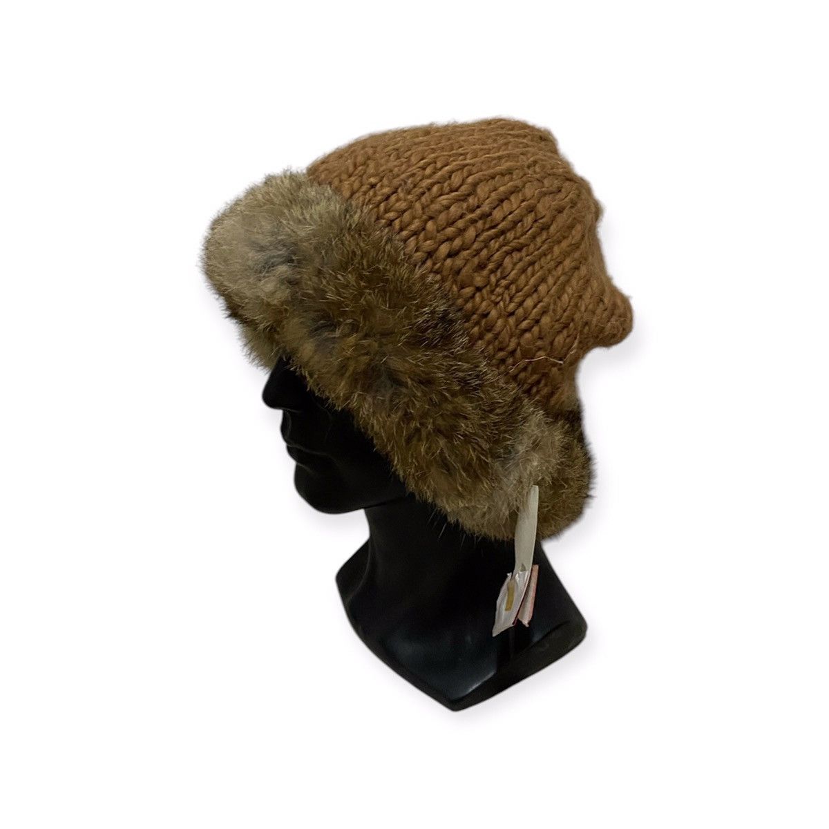 Japanese Brand Fur Crochet Beanie Hat Hats
