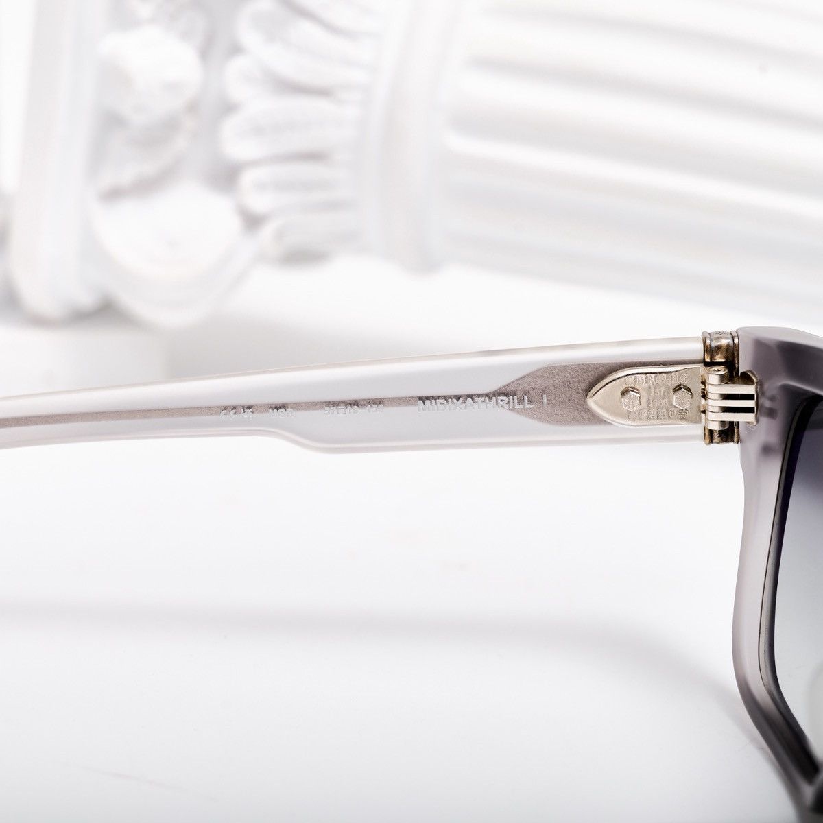 Chrome Hearts CHROME HEARTS MIDIXATHRILL I MATTE GRAPHITE SUNGLASSES Size ONE SIZE - 5 Thumbnail