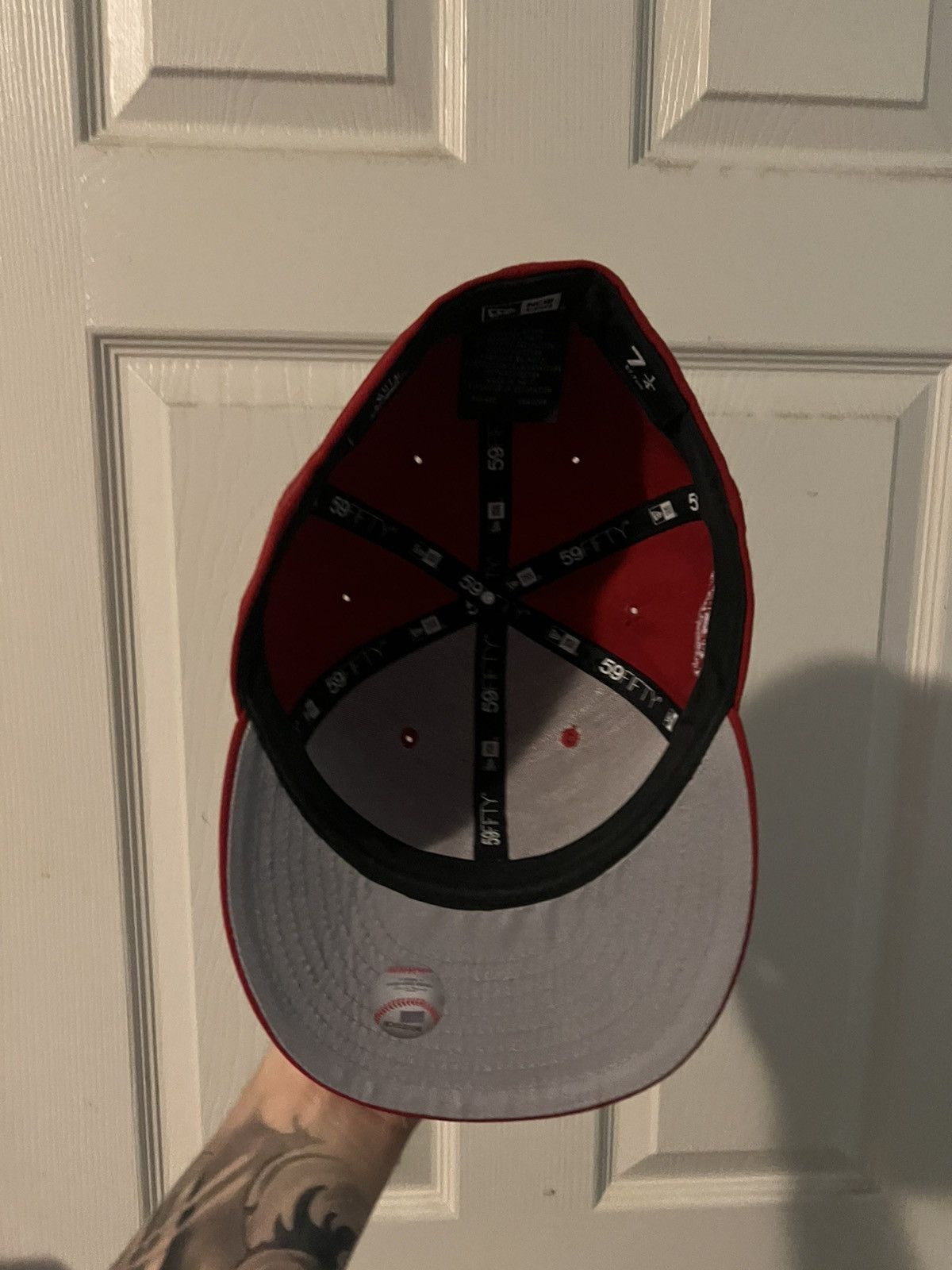 New Era Chicago White Sox Red Fitted Hat All star Patch Size 30 - 3 Thumbnail