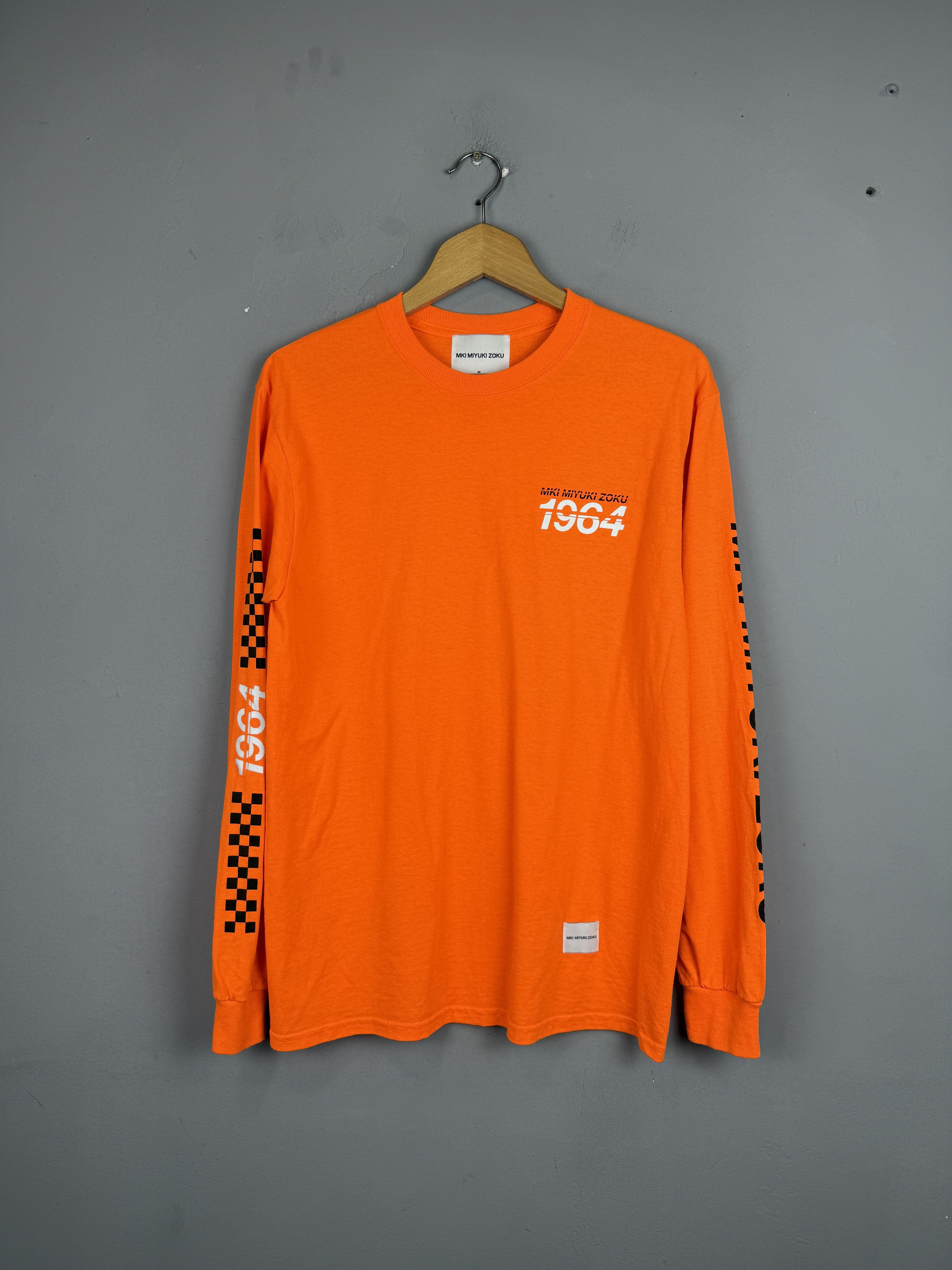 Mki Miyuki Zoku MKI MIYUKI ZOKU T-shirt Long Sleeve Orange Streetwear SK8 Size US M / EU 48-50 / 2 - 3 Thumbnail