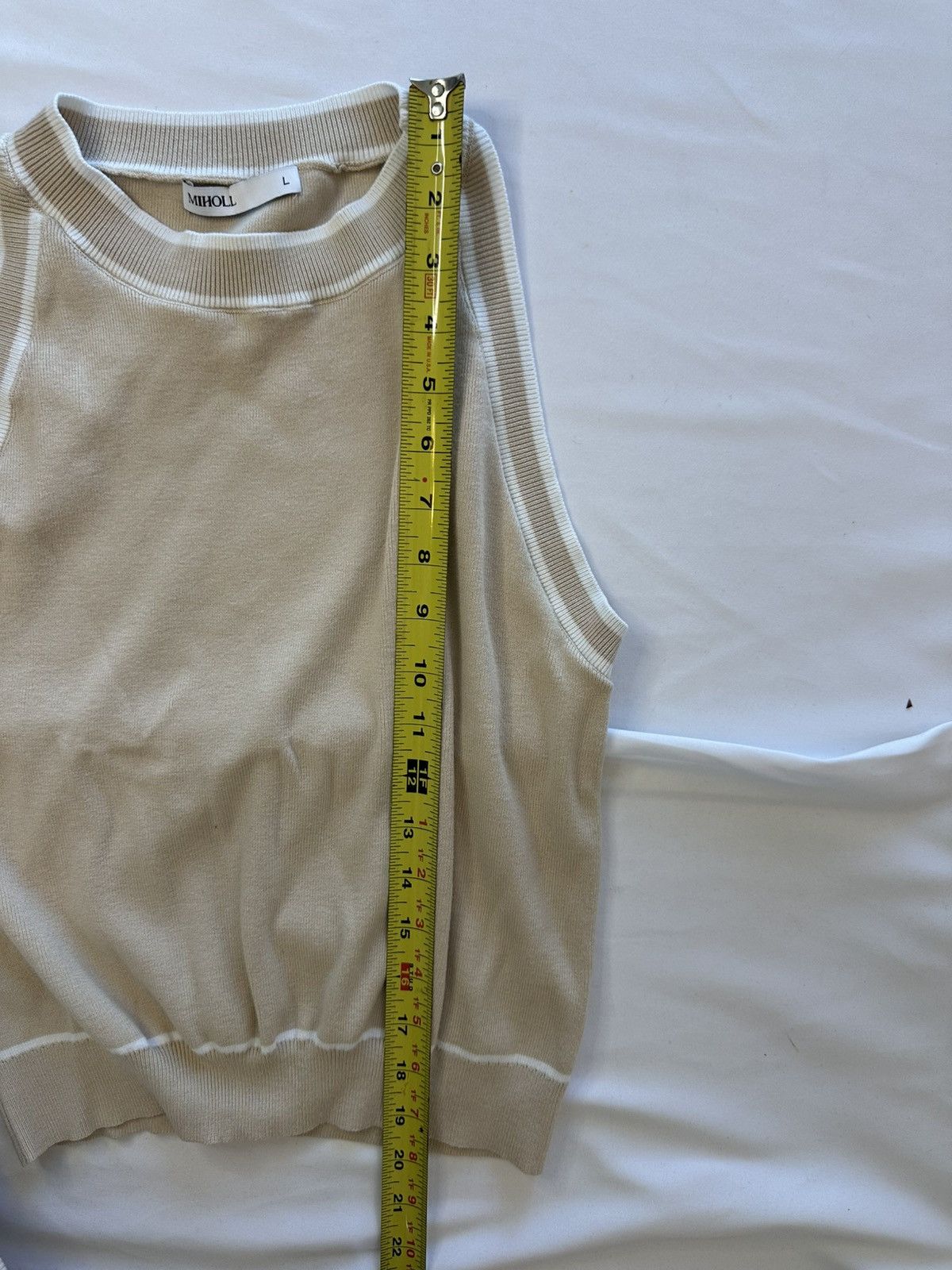 Other MIHOLL Ribbed Summer Racerback Tank Tops Sleeveless Halter Size L / US 10 / IT 46 - 8 Thumbnail