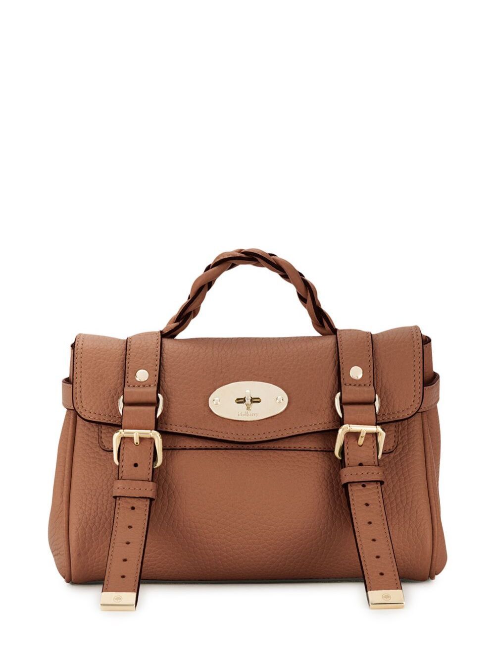 Mulberry 'Mini Alexa Heavy' Brown Crossbody Bag in Leather Woman Size ONE SIZE - 1 Thumbnail