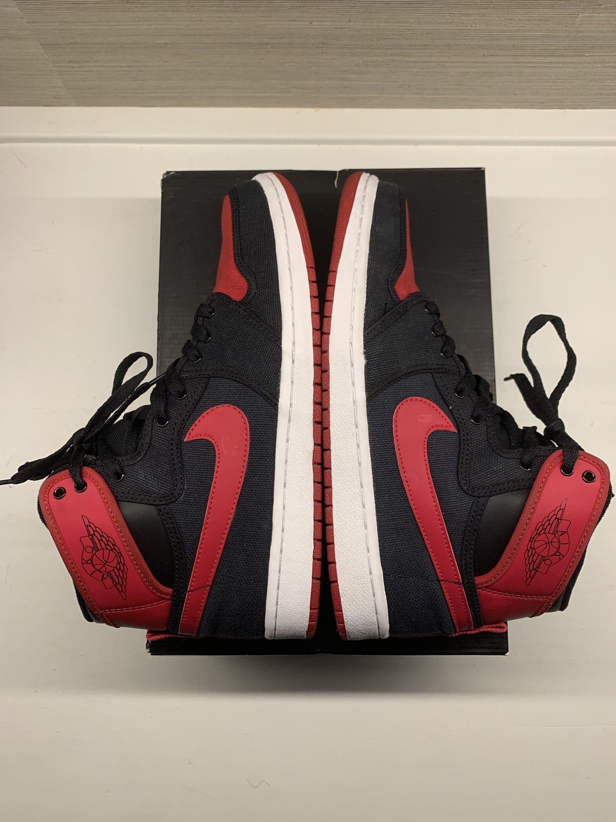 Nike Nike Air Jordan 1 Retro KO Hi Sz. 10 bred Size US 10 / EU 43 - 5 Thumbnail
