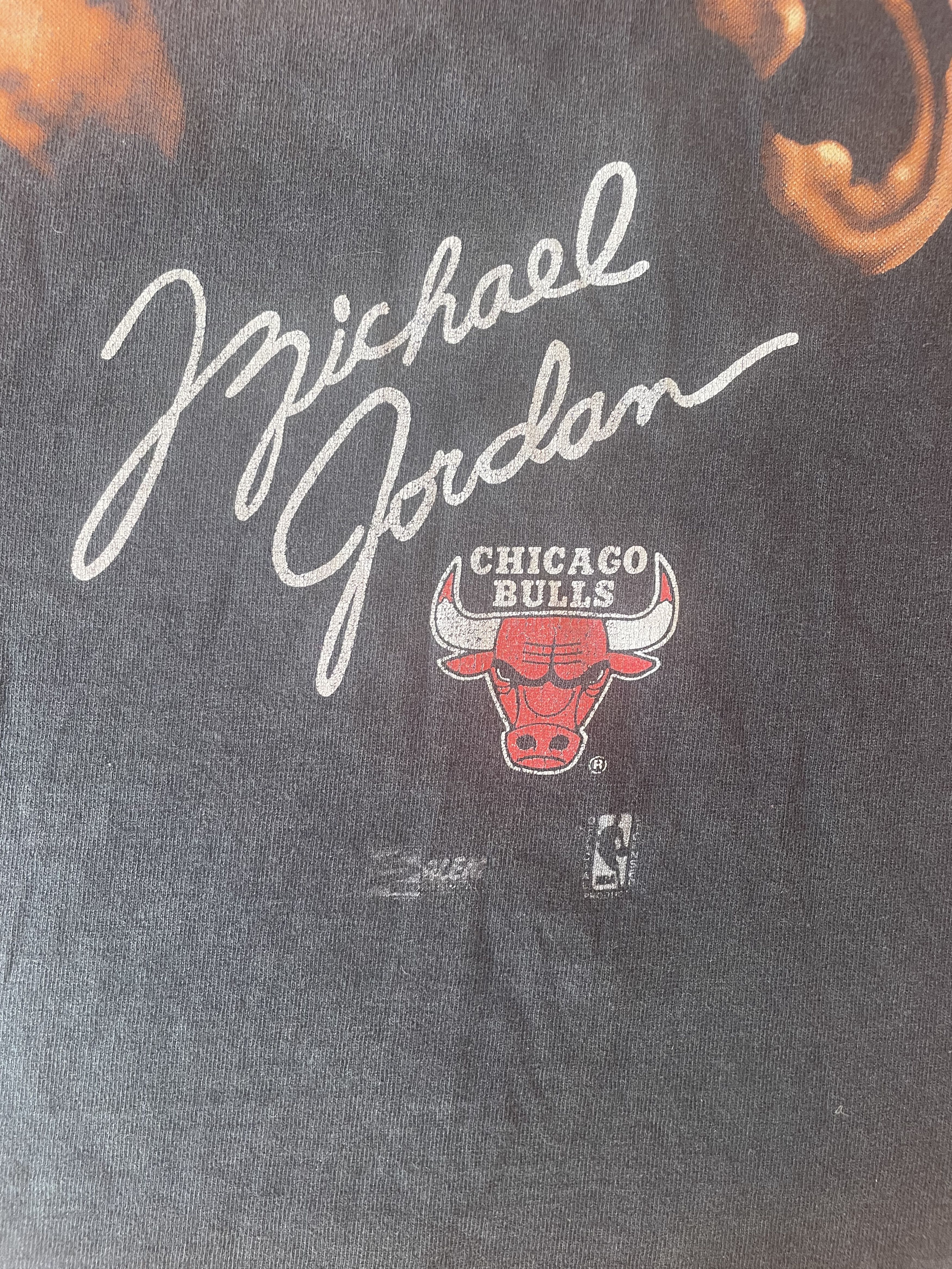 NBA Michael Jordan Salem Sportswear Vintage T-Shirt 90s Bulls Size US L / EU 52-54 / 3 - 5 Thumbnail