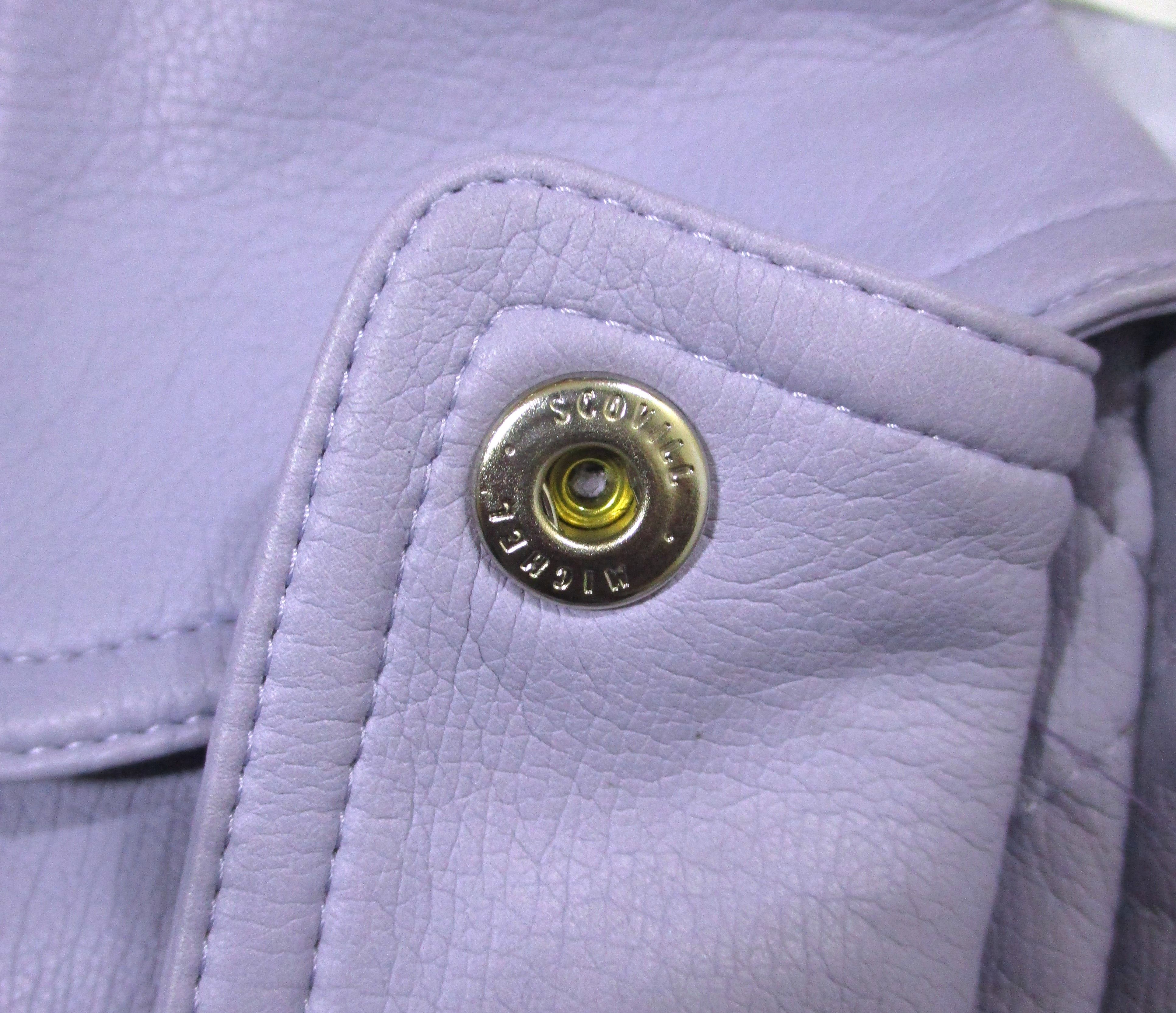 Courreges × Vintage Faux Leather Cropped Jacket Embossed Logo Button Size L / US 10 / IT 46 - 9 Thumbnail