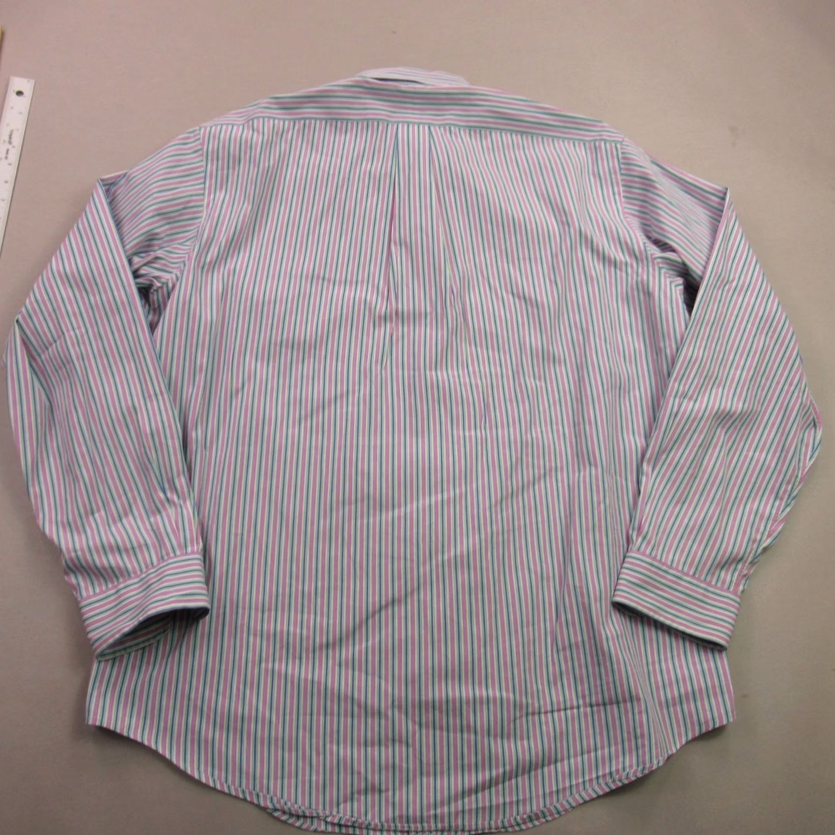 Polo Ralph Lauren Ralph Lauren Shirt Mens 16.5 Long Sleeve Button Front Stripes Classic Fit Shirt Size US L / EU 52-54 / 3 - 6 Thumbnail