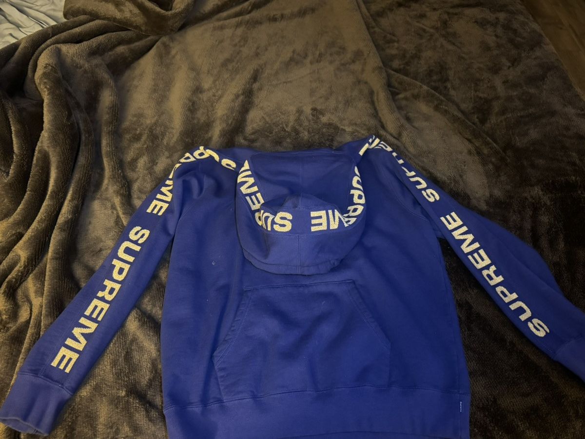 Supreme Supreme Metallic Rib Hooded Sweatshirt Size US M / EU 48-50 / 2 - 2 Thumbnail
