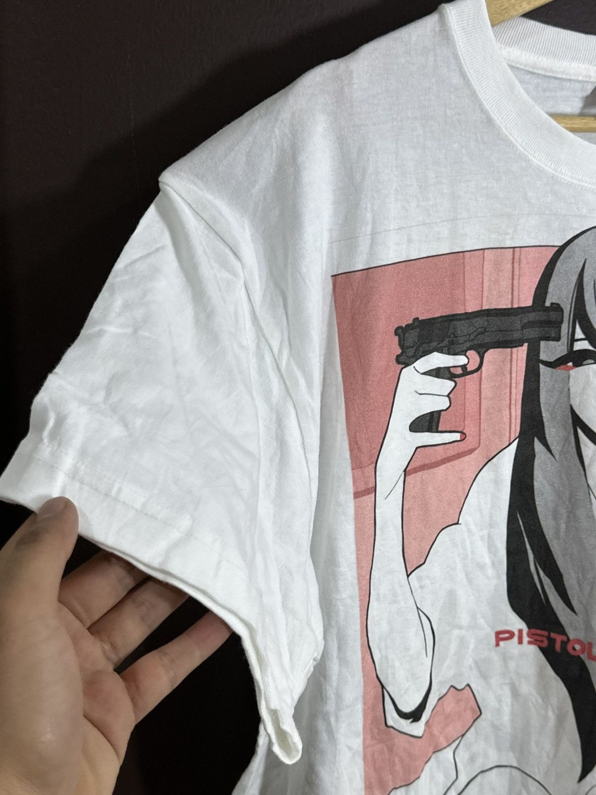 Anime Vintage Y2K Avazure Pistol Kawaii Tshirt Anime Manga Size US XXL / EU 58 / 5 - 7 Thumbnail