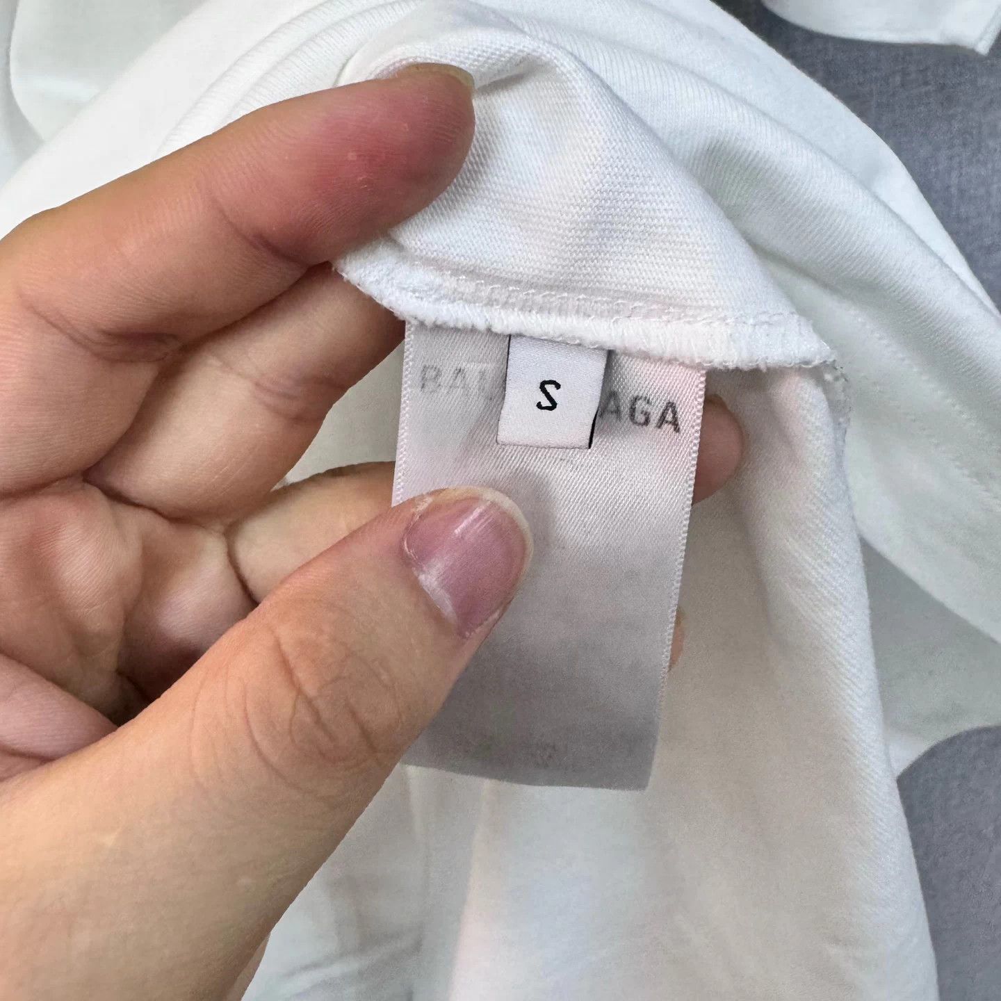 Balenciaga Balenciaga Dissolve Smile White S Tee Size US S / EU 44-46 / 1 - 5 Thumbnail