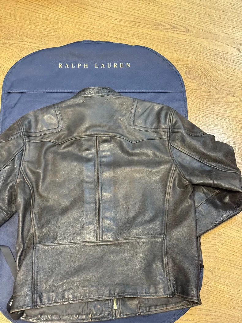 RRL Ralph Lauren RRL Ralph Lauren Tom Hardy Venom Movie Same Leather Jacket Size US L / EU 52-54 / 3 - 6 Thumbnail