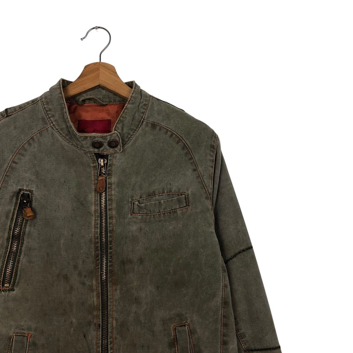 Zara 📌Vintage Cropped Biker Jacket Zara Jeans Multi Pocket Cargo Size US M / EU 48-50 / 2 - 7 Thumbnail