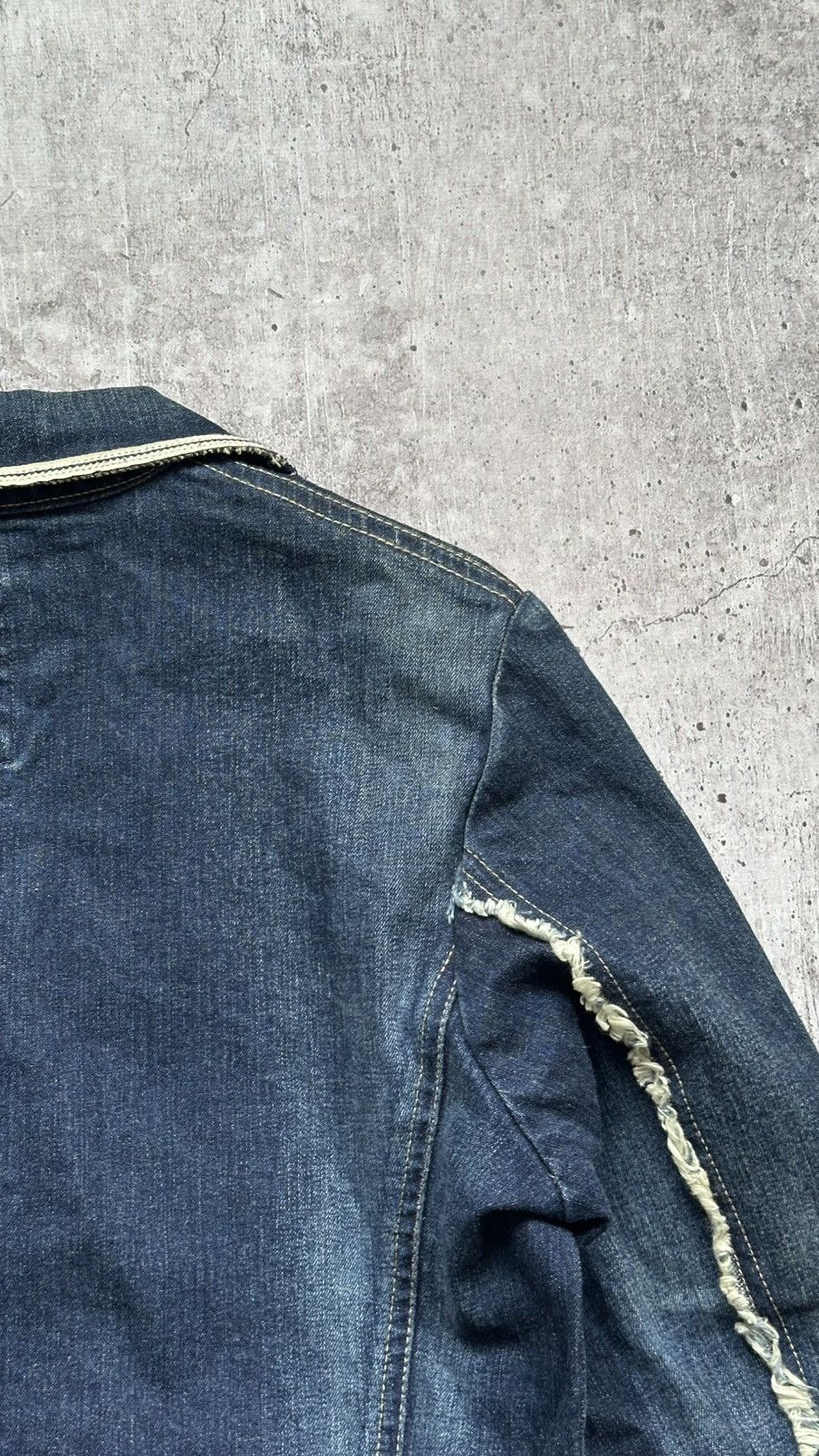 Marithe + Francois Girbaud Women's Marithe Francois Girbaud Vintage Denim Blazer Size S / US 4 / IT 40 - 21 Thumbnail