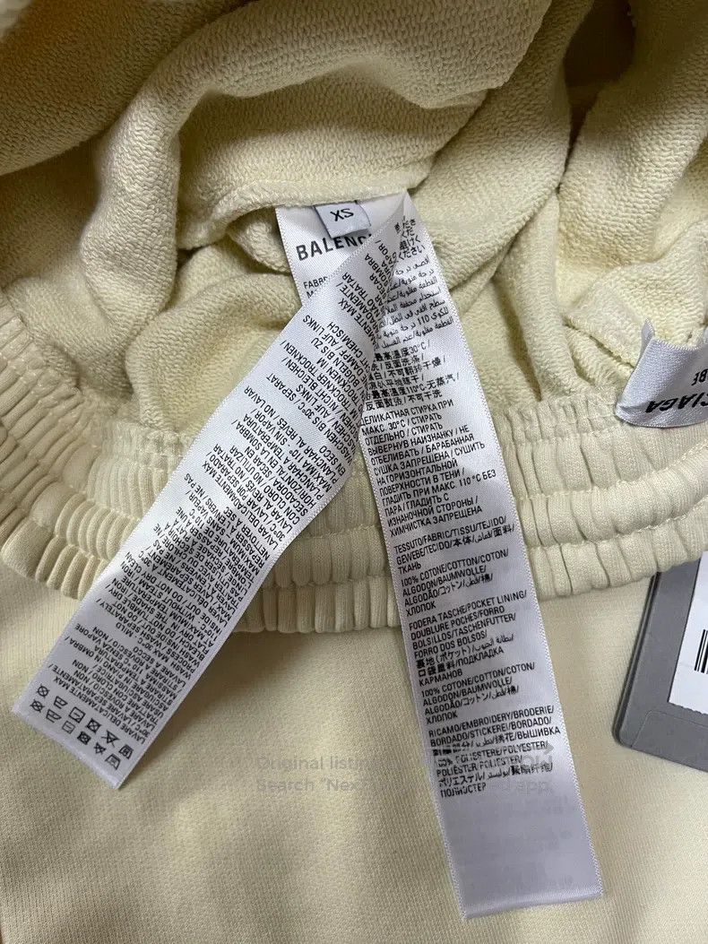 Balenciaga Balenciaga size XS Classic Coke Logo Light Beige Trousers Size US 27 - 5 Thumbnail