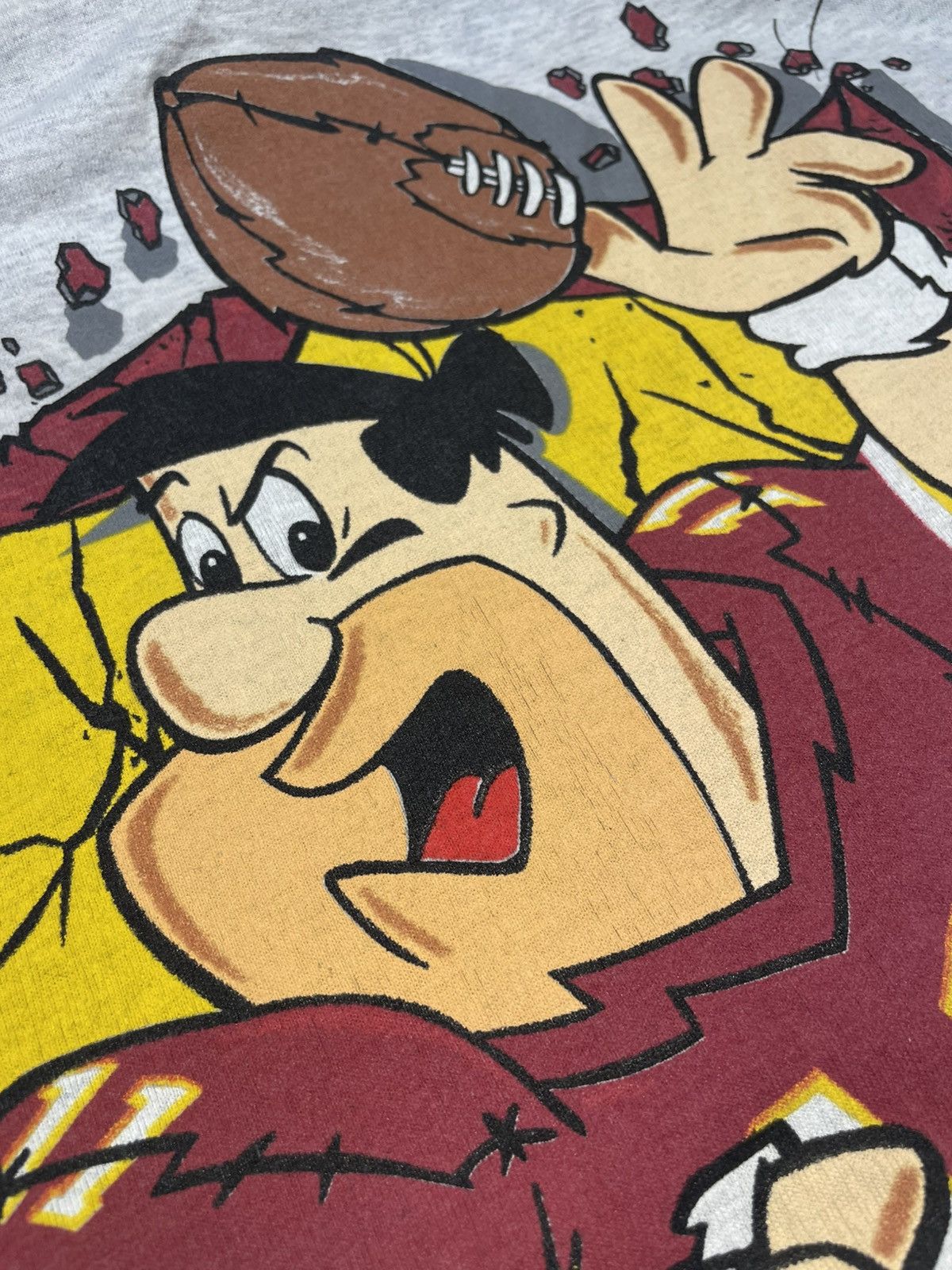 Vintage vintage 90s Flintstones Fred Redskins Size US L / EU 52-54 / 3 - 5 Thumbnail