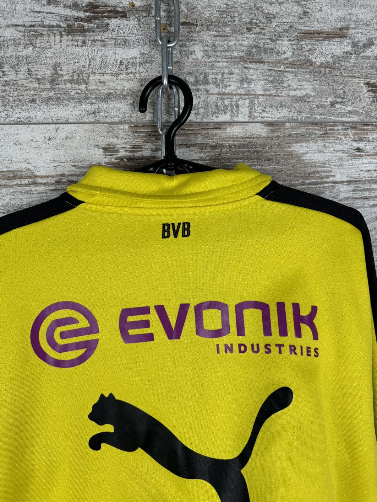 Puma Mens Vintage Puma Borussia Dortmund sweatshirt soccer jersey Size US M / EU 48-50 / 2 - 12 Thumbnail