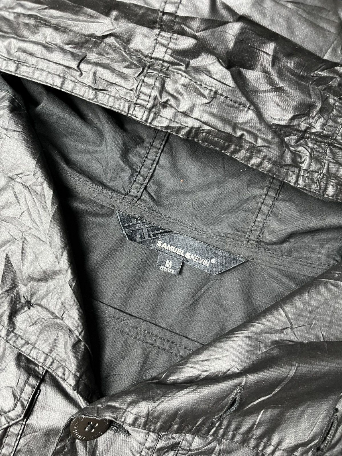 If Six Was Nine Shine Jacket True Black by Samuel And Kevin Size US L / EU 52-54 / 3 - 8 Thumbnail