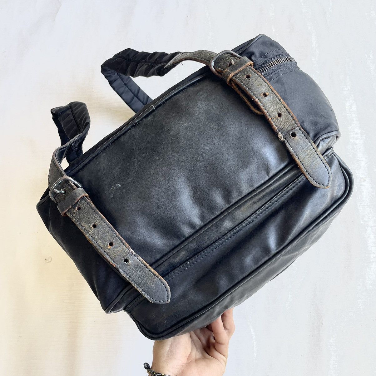 Y's × Yohji Yamamoto × Yves Saint Laurent Pour Homme Y'saccs Black Nylon Backpack Size ONE SIZE - 6 Thumbnail