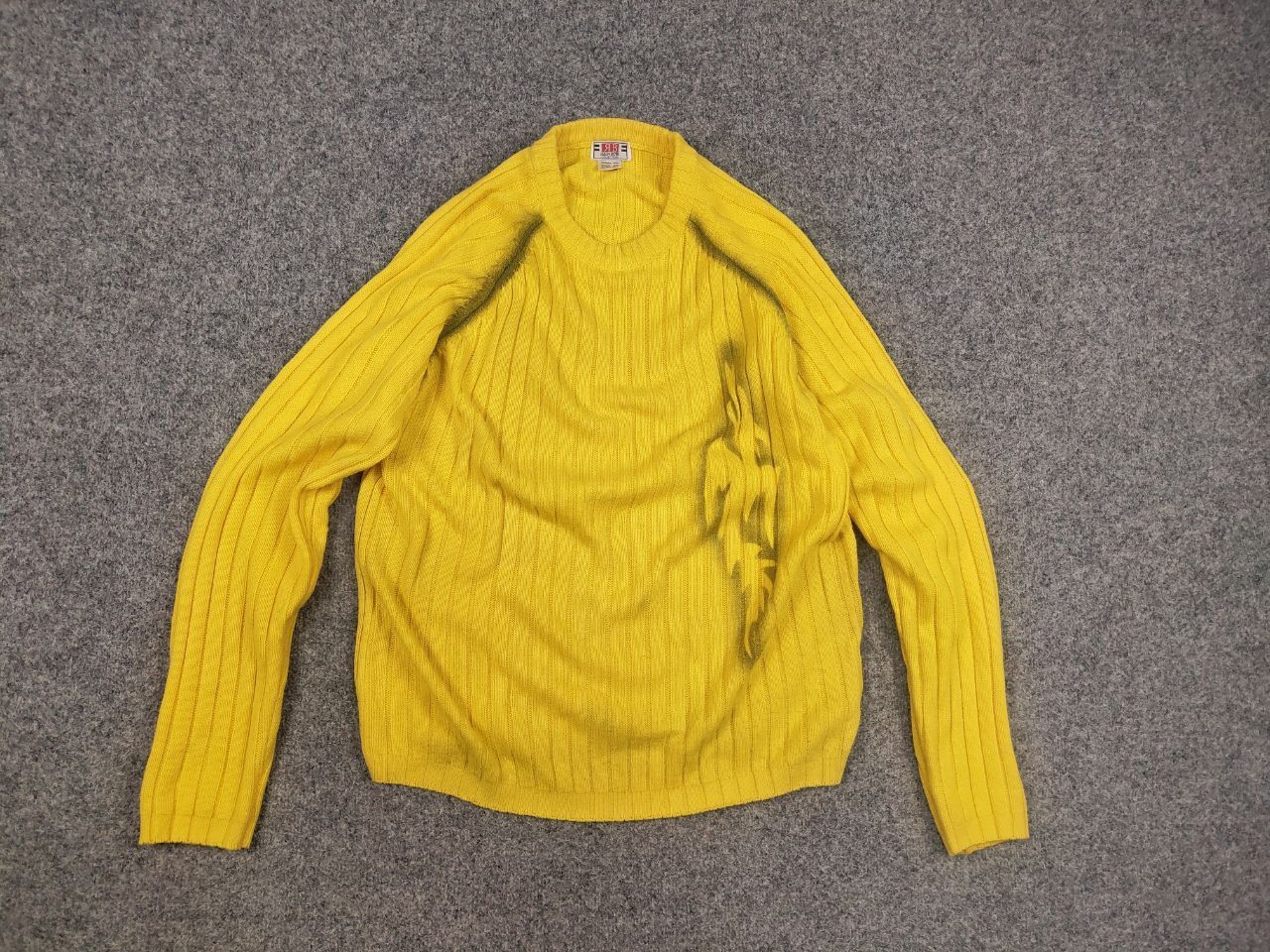 If Six Was Nine Vtg Y2K Hysteric Glamour Style Opium Yellow ribbed sweater Size US M / EU 48-50 / 2 - 8 Thumbnail