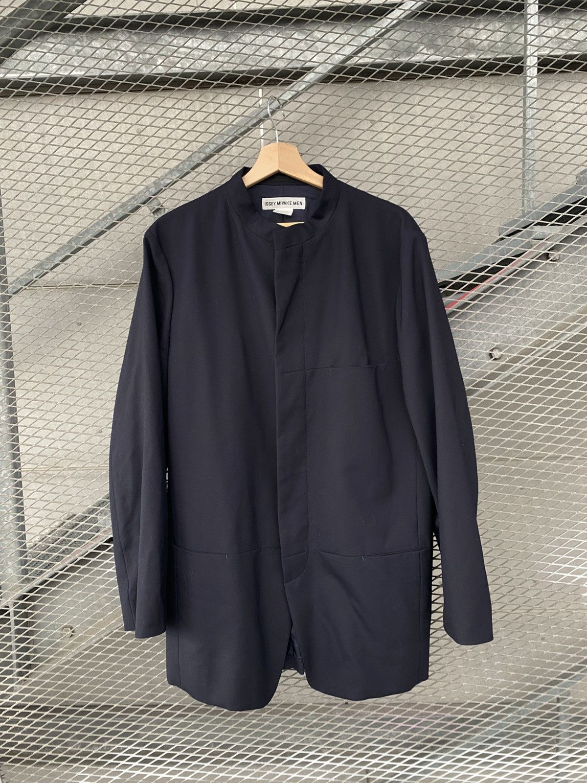 Issey Miyake Issey Miyake Mandarina Colar Blazer Size US L / EU 52-54 / 3 - 2 Thumbnail