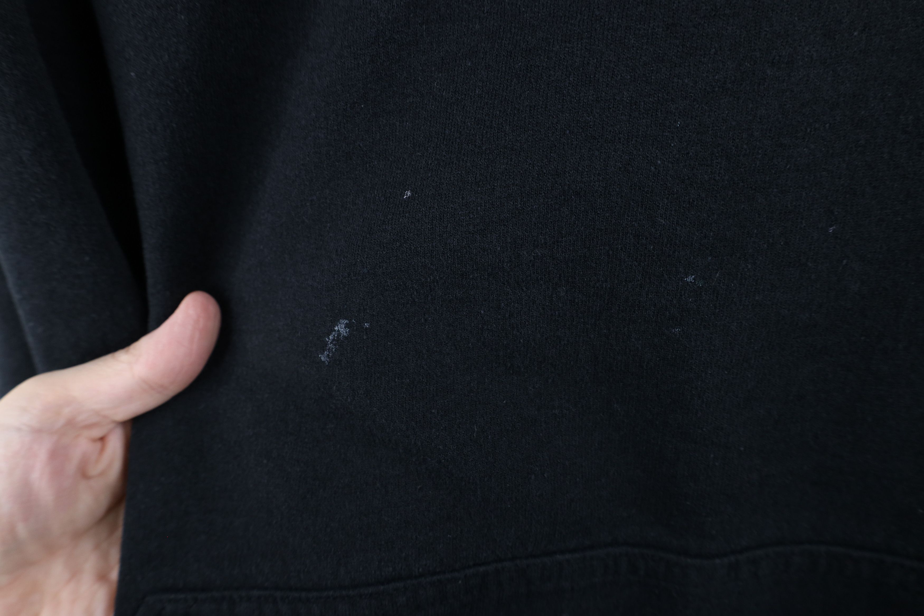 Vintage Vintage 90s Streetwear Blank Hoodie Sweatshirt Black Size US XXL / EU 58 / 5 - 4 Thumbnail