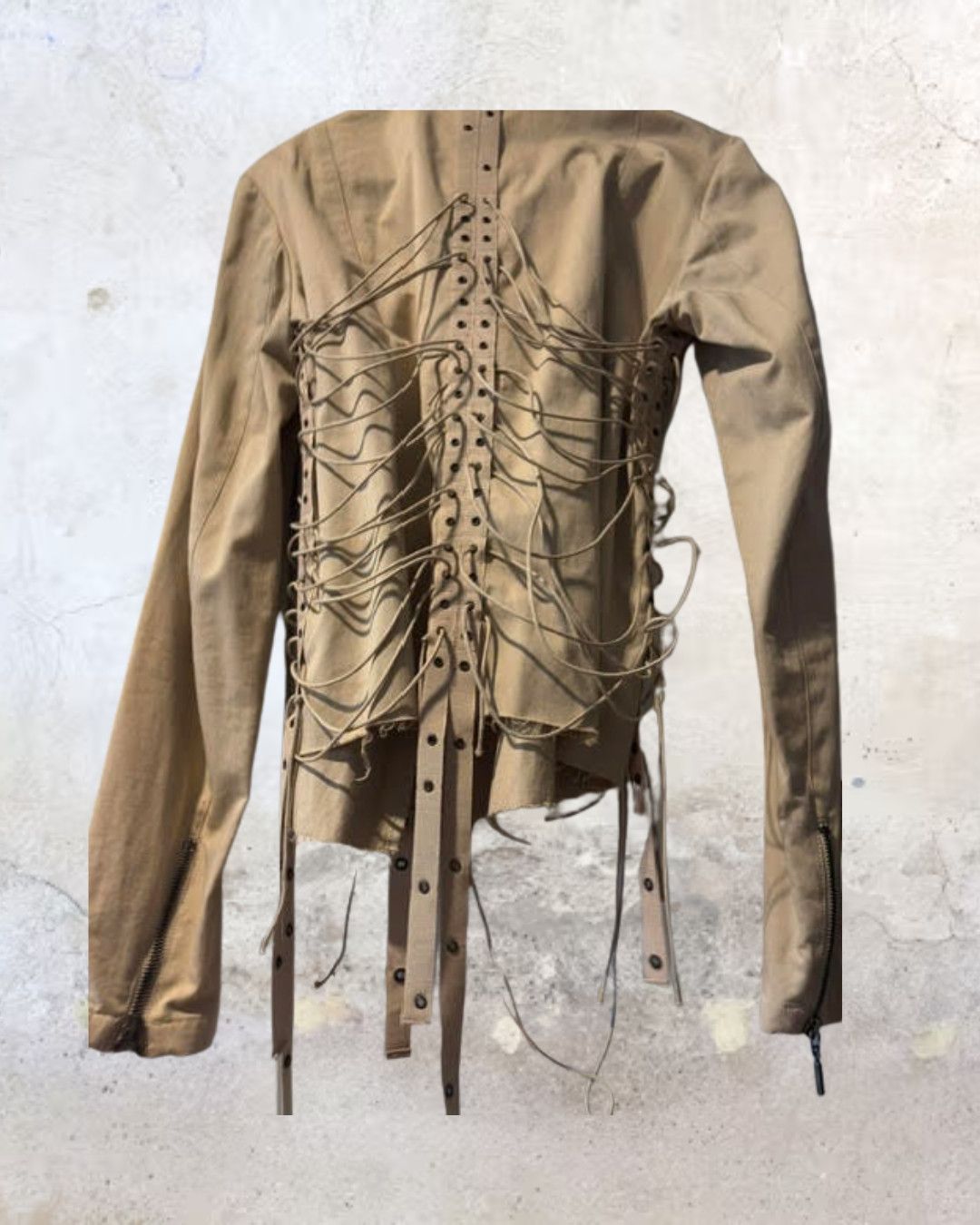 plein sud Plein Sud bondage corset blouse Faycal Amor project SS 2003 Size S / US 4 / IT 40 - 3 Thumbnail