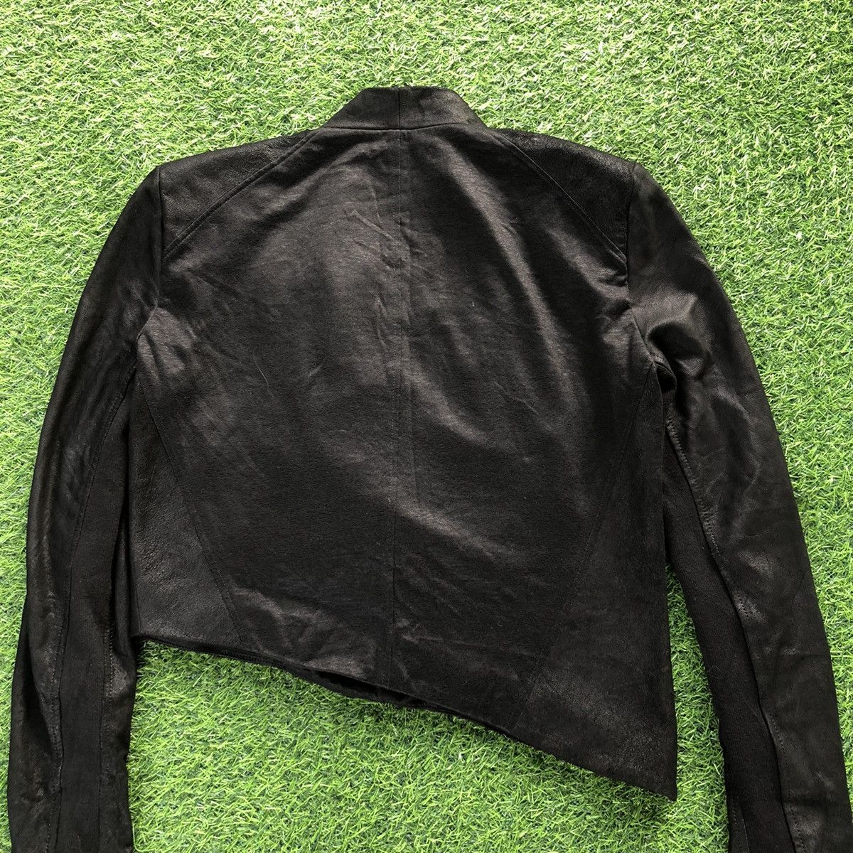 Helmut Lang Helmut Lang Asymmetrical Soft Leather Jacket Size L / US 10 / IT 46 - 7 Thumbnail
