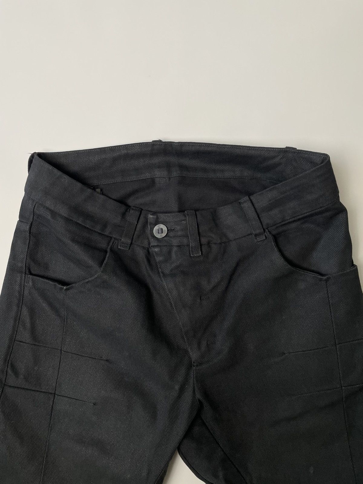 Boris Bidjan Saberi Boris Bidjan Saberi P13 light wax AW13-14 Black Denim Jeans Size US 32 / EU 48 - 2 Thumbnail