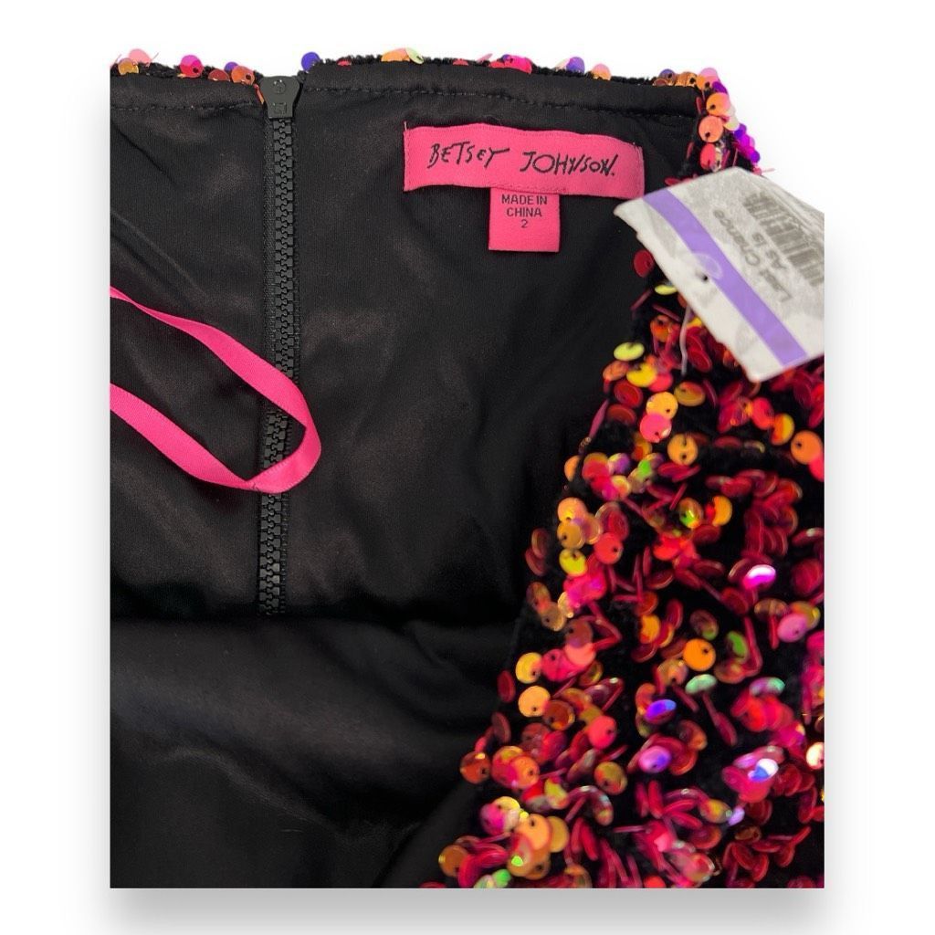 Betsey Johnson Betsey Johnson Sequin Cocktail Mini Dress 2 Size XS / US 0-2 / IT 36-38 - 3 Thumbnail