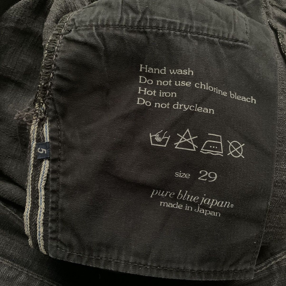 Pure Blue Japan Pure Blue Japan Black Denim Selvedge Size US 31 - 7 Thumbnail