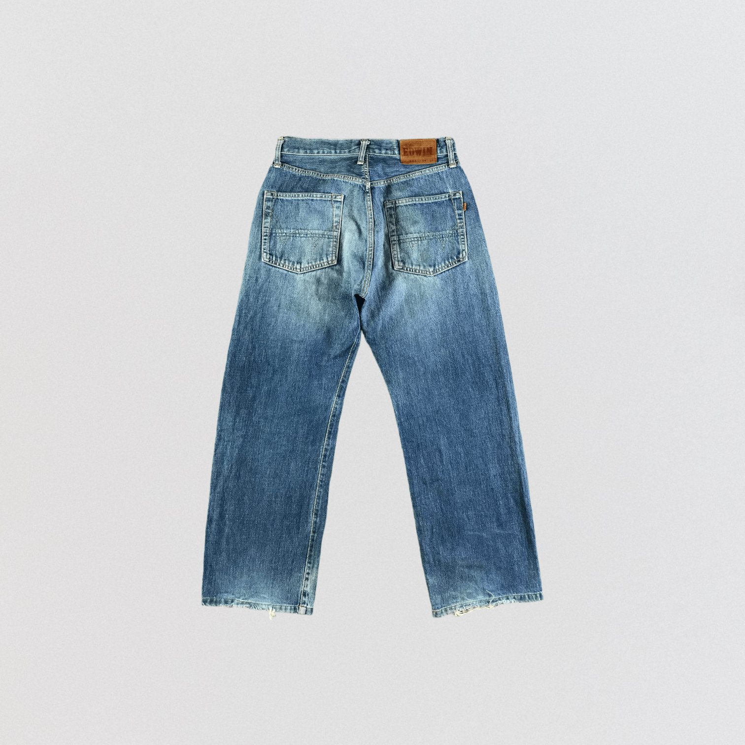Edwin Vintage Blue Wash Edwin 505 Selvedge Jeans-JM3649 Size US 30 / EU 46 - 2 Thumbnail