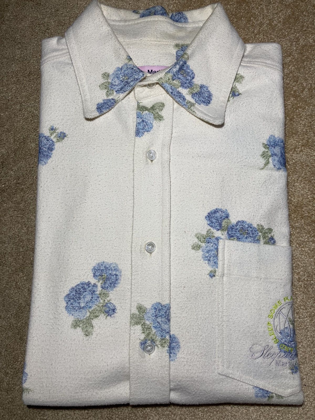 Martine Rose AW22 Martine Rose Floral Flannel Special 2022 Curtain Cloth Size US M / EU 48-50 / 2 - 1 Thumbnail