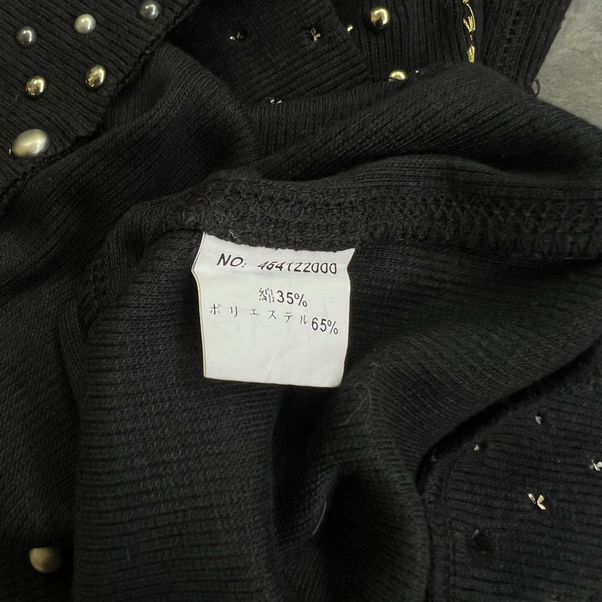 Lip Service 2000’s Lip Service Ribbed Studed Long Sleeve Shirt Size S / US 4 / IT 40 - 7 Thumbnail