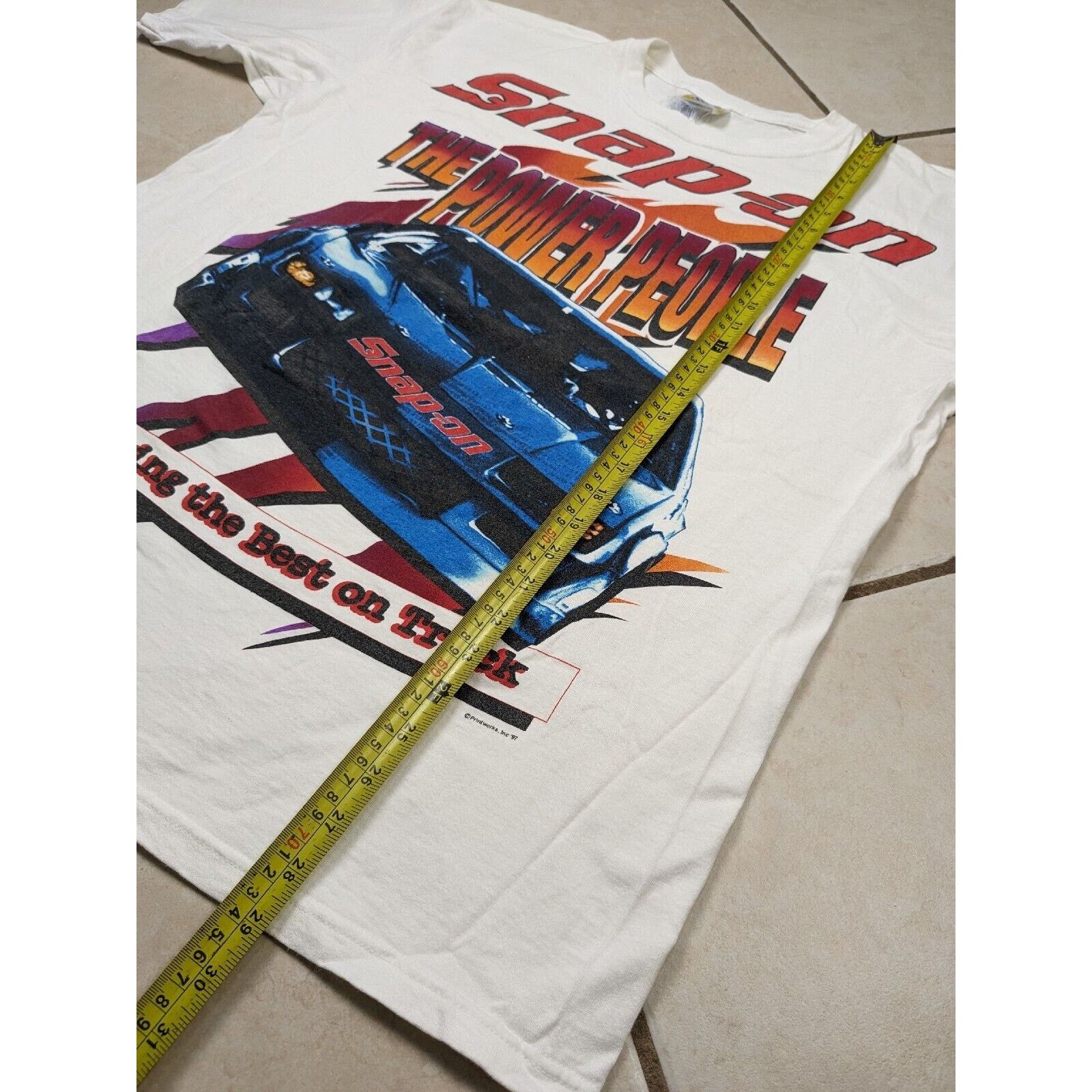 Other Vtg 1997 Snap-On Tools T-Shirt XL White Nascar Racing 90s Size US XL / EU 56 / 4 - 8 Thumbnail