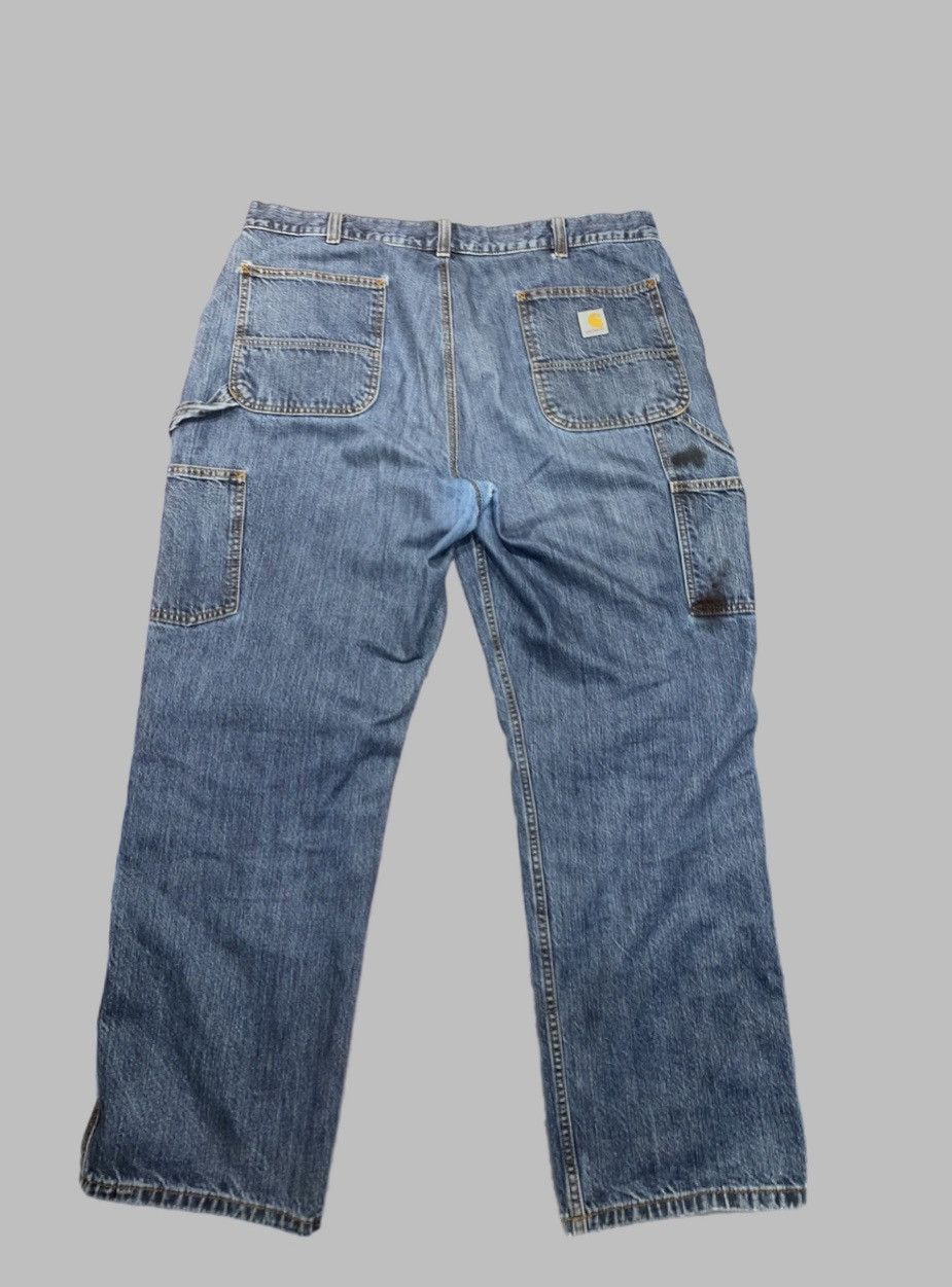 Vintage blue baggy Carhartt double knee carpenter pants