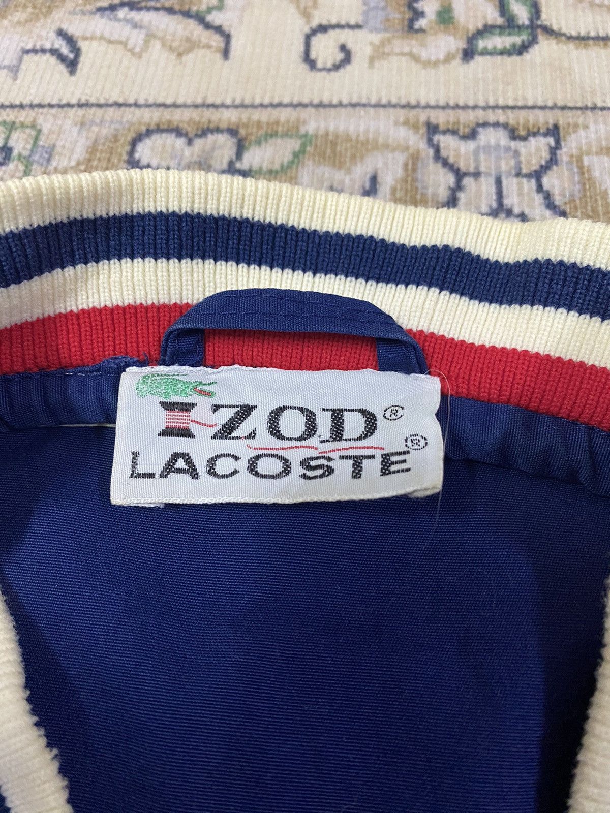 Other Vintage Blue Izod Lacoste Zipper Jacket Size US L / EU 52-54 / 3 - 10 Thumbnail