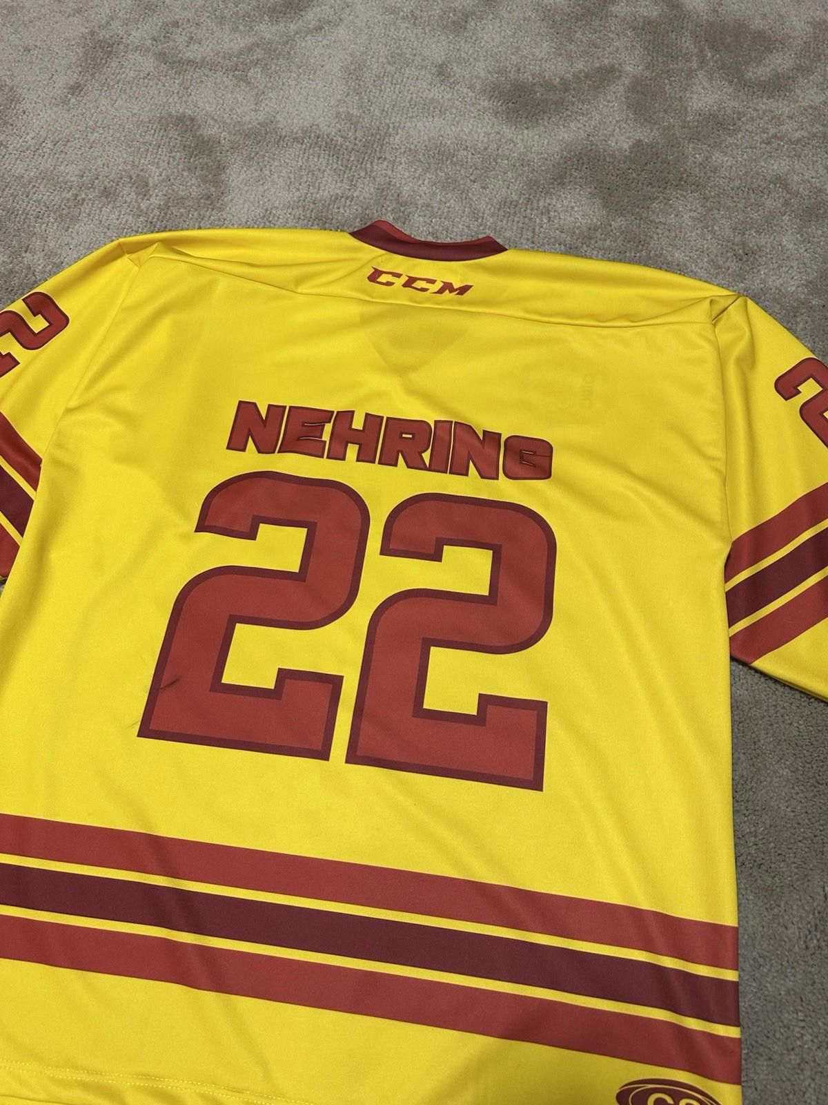 Ccm Düsseldorfer EG CCM Hockey Jersey Germany NEHRING #22 Sz XL Size US XL / EU 56 / 4 - 12 Thumbnail
