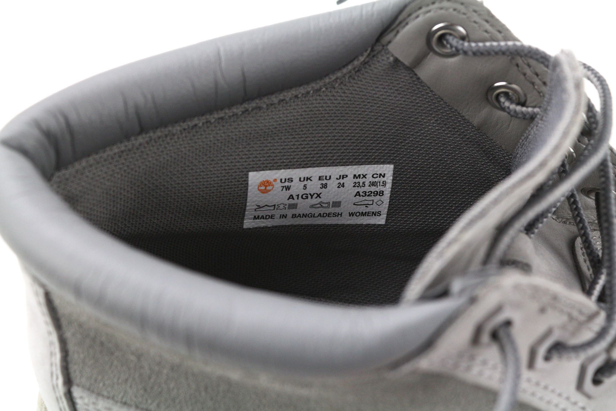 Timberland A1GYX-A3198 EU37.5/38 Grey Leather 80577 Size US 7.5 / IT 37.5 - 11 Thumbnail