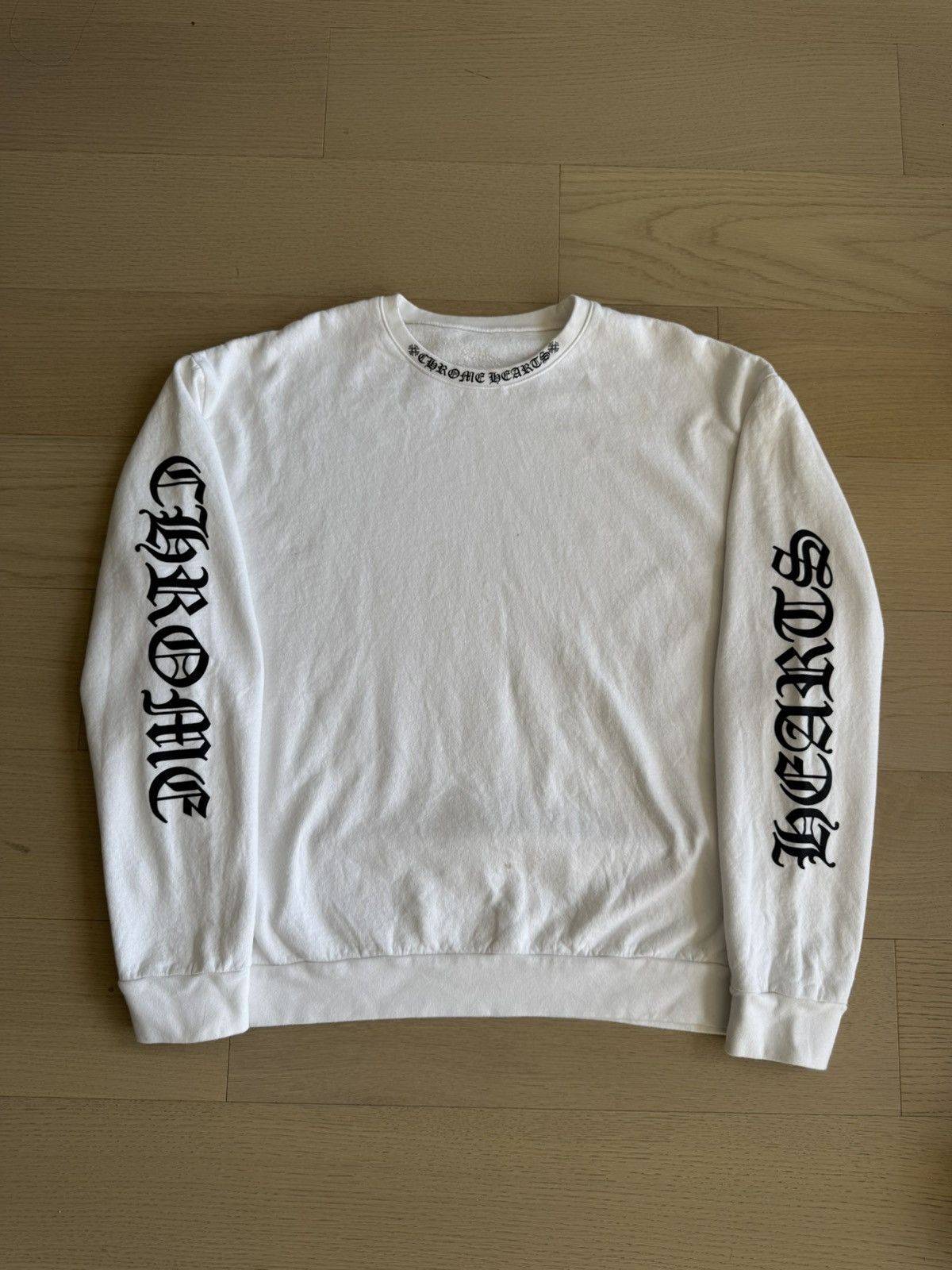 Chrome Hearts Chrome hearts script crewneck Size US L / EU 52-54 / 3 - 1 Thumbnail