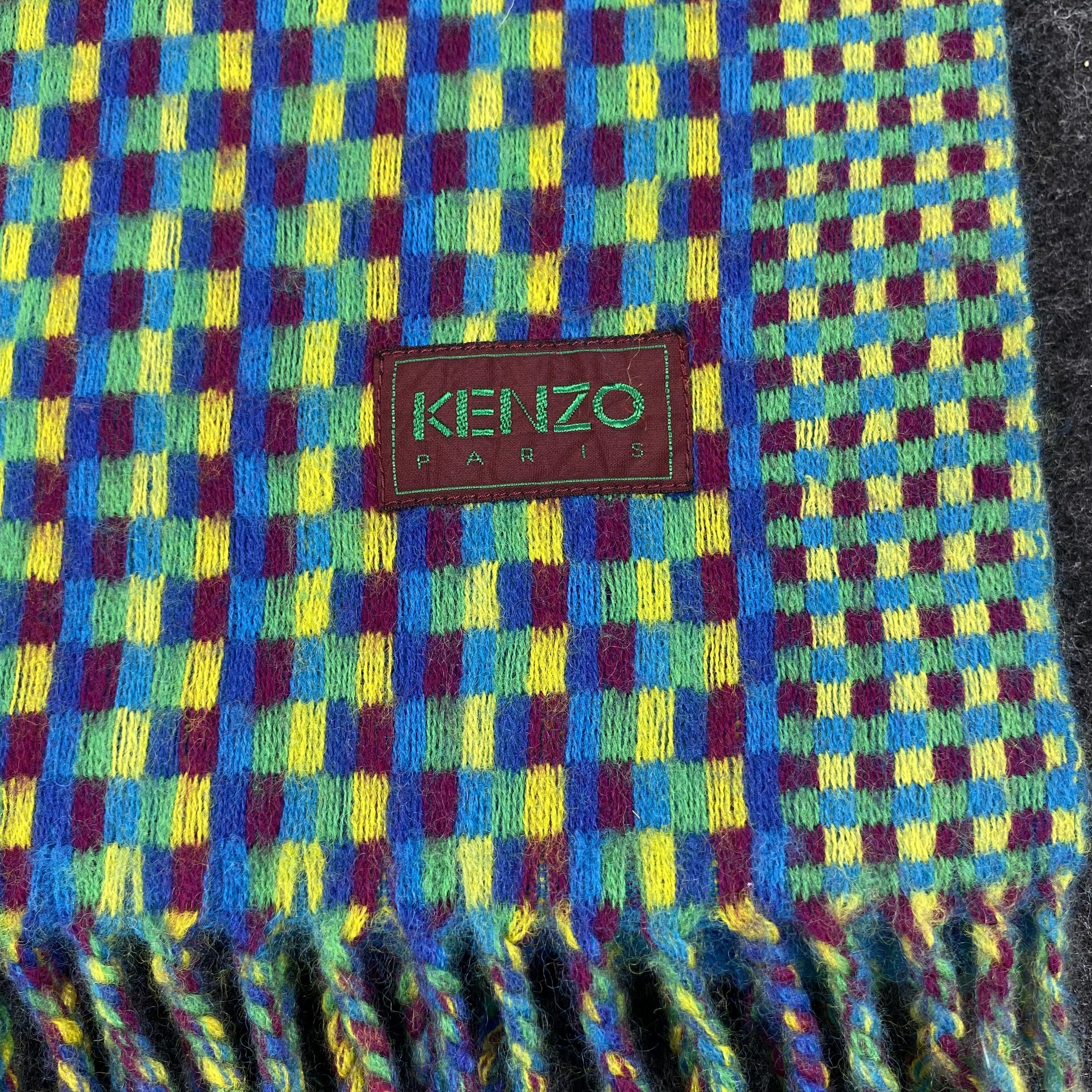 Kenzo × Vintage GF10276 Kenzo Scarf Neck Wear Muffler Size ONE SIZE - 2 Thumbnail